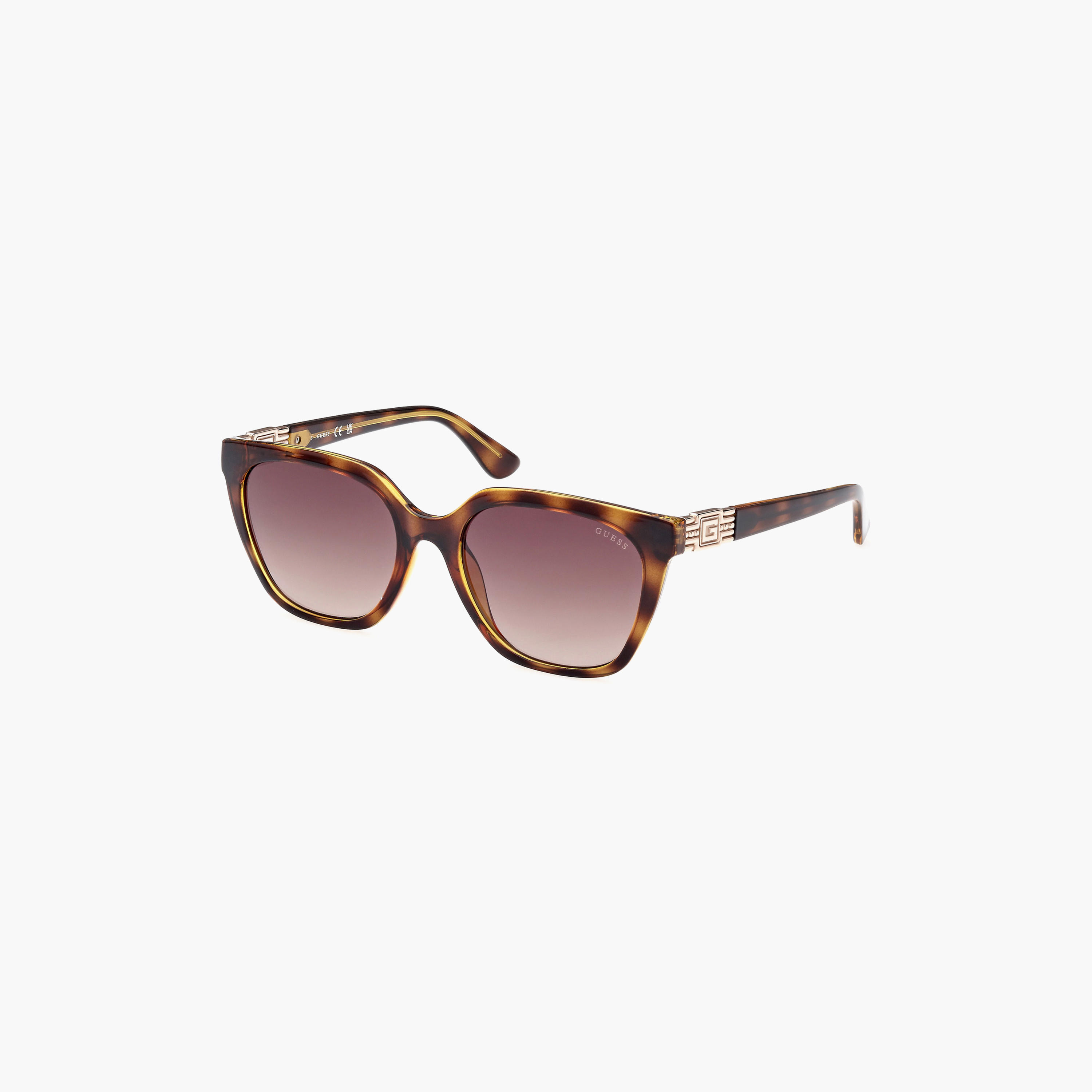 نظارة شمسية ذات مربعة الشكل بعدسات متدرجة بنية من جيس للنساء مع 55 ملم | GU7870-women-sunglasses-image-1