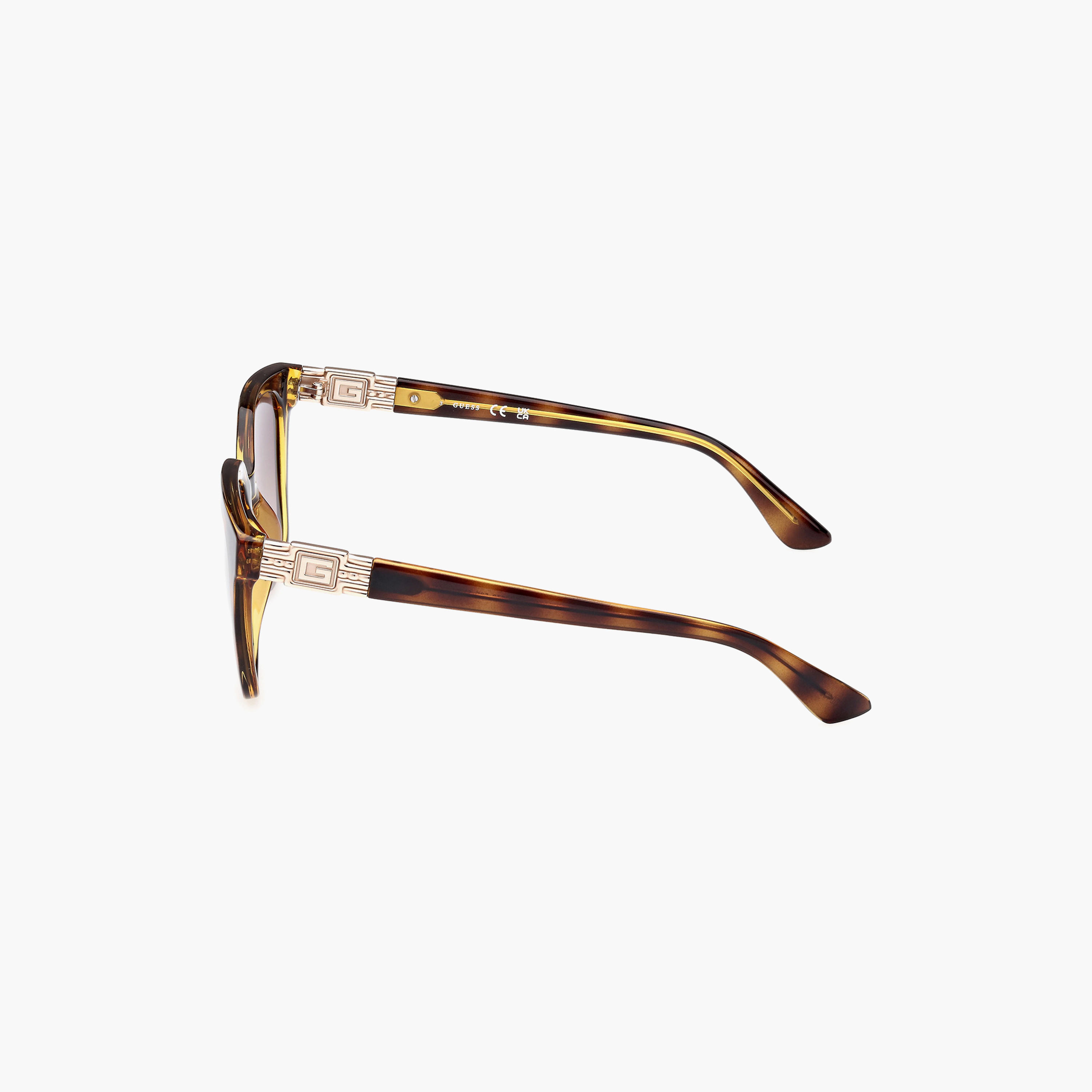 نظارة شمسية ذات مربعة الشكل بعدسات متدرجة بنية من جيس للنساء مع 55 ملم | GU7870-women-sunglasses-image-4