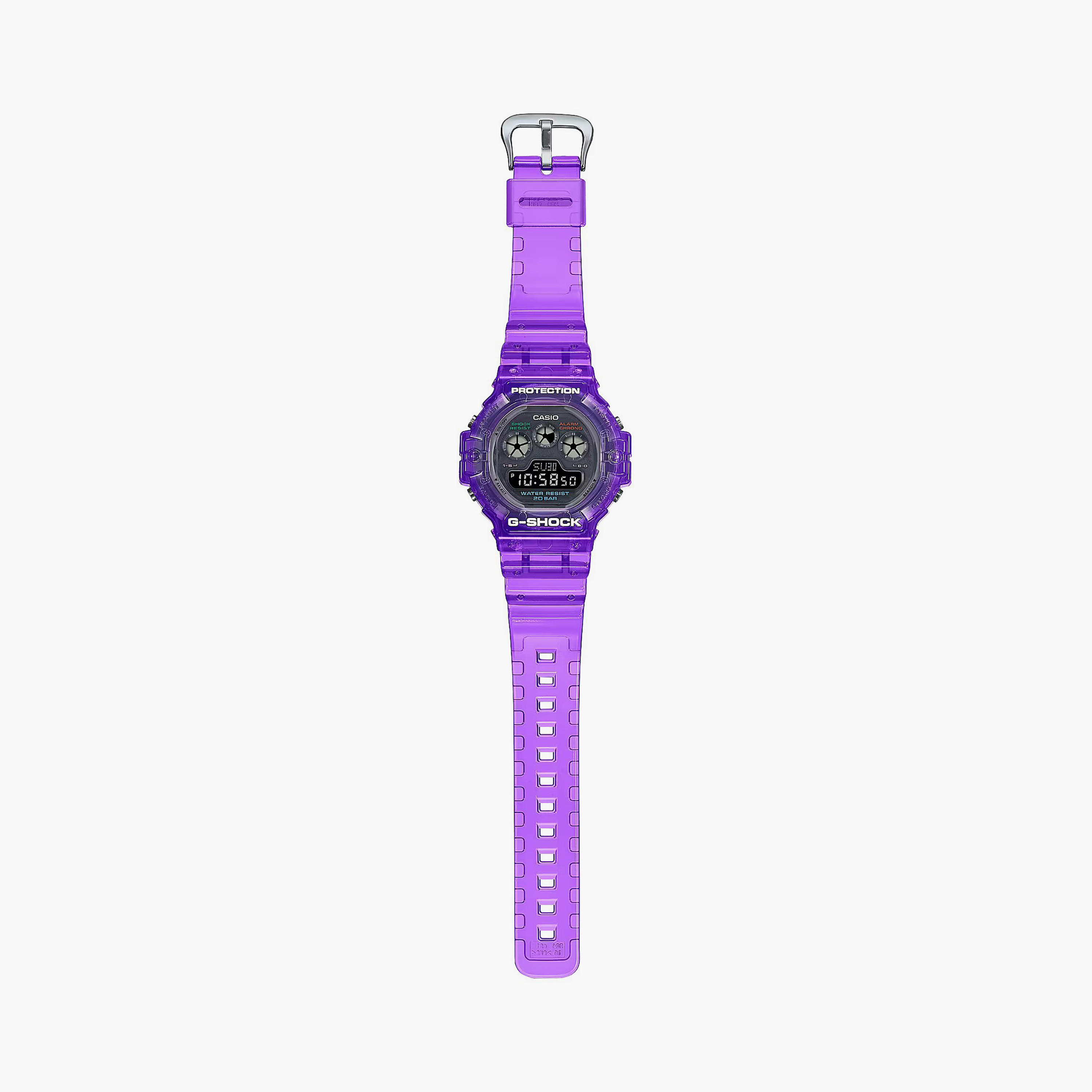 ساعة جي-شوك يونيسكس بنفسجية رقمية بحزام سيليكون | DW-5900JT-6DR-men-watchesandjewellery-watches-image-2