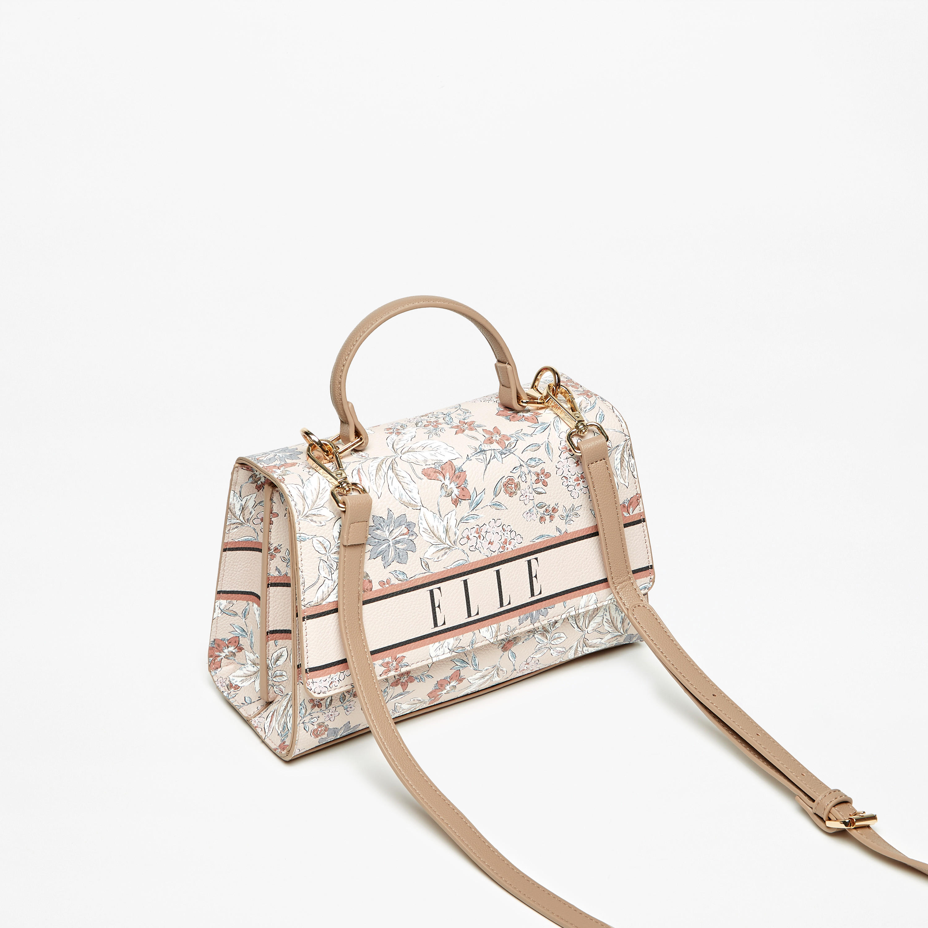 Elle All-Over Floral Print Satchel Bag-women-bagsandwallets-handbags-image-2