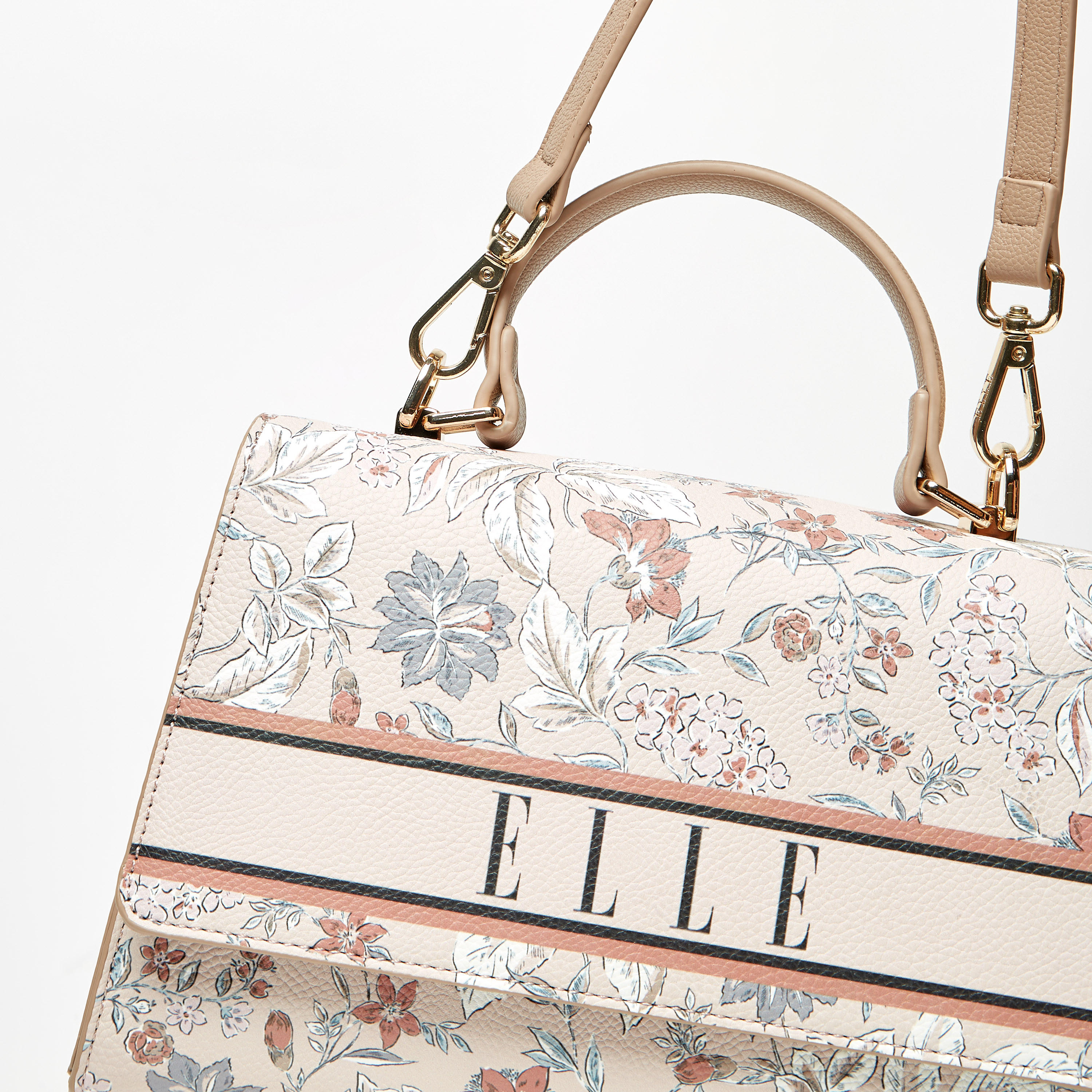 Elle All-Over Floral Print Satchel Bag-women-bagsandwallets-handbags-image-4