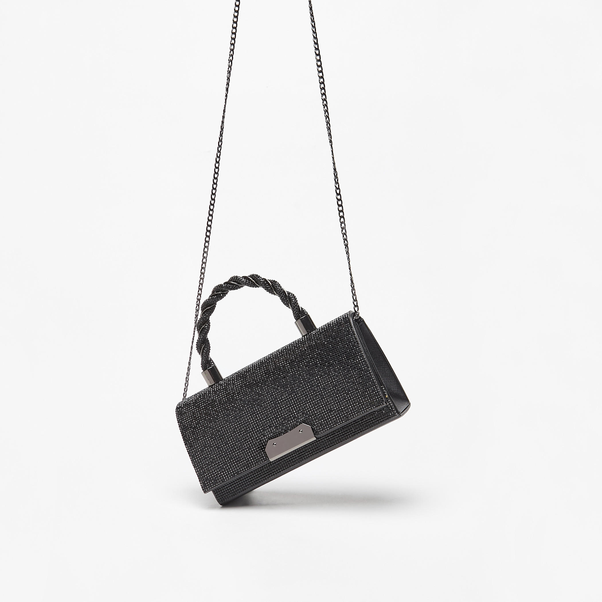 Celeste Diamond Embellished Satchel Bag with Grab Handle-women-bagsandwallets-handbags-image-10