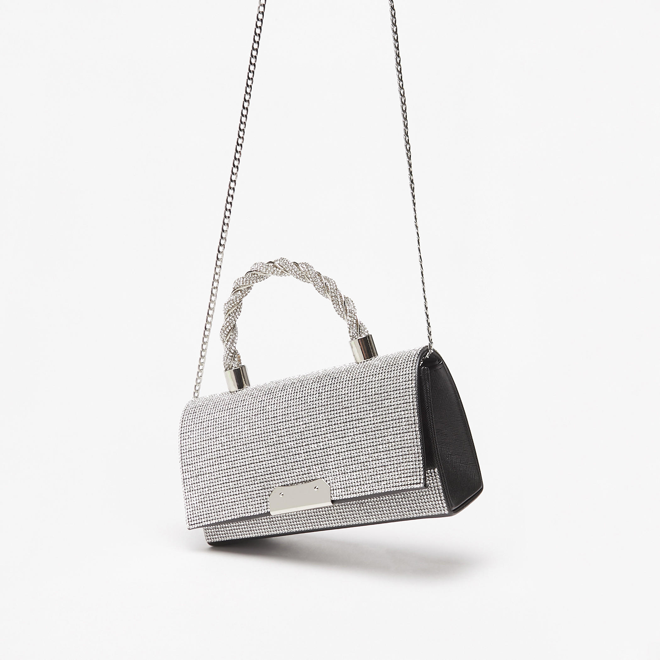 شنطة ساتشيل بمقبض وتزيينات ماسية من سيليست-women-bagsandwallets-handbags-image-2