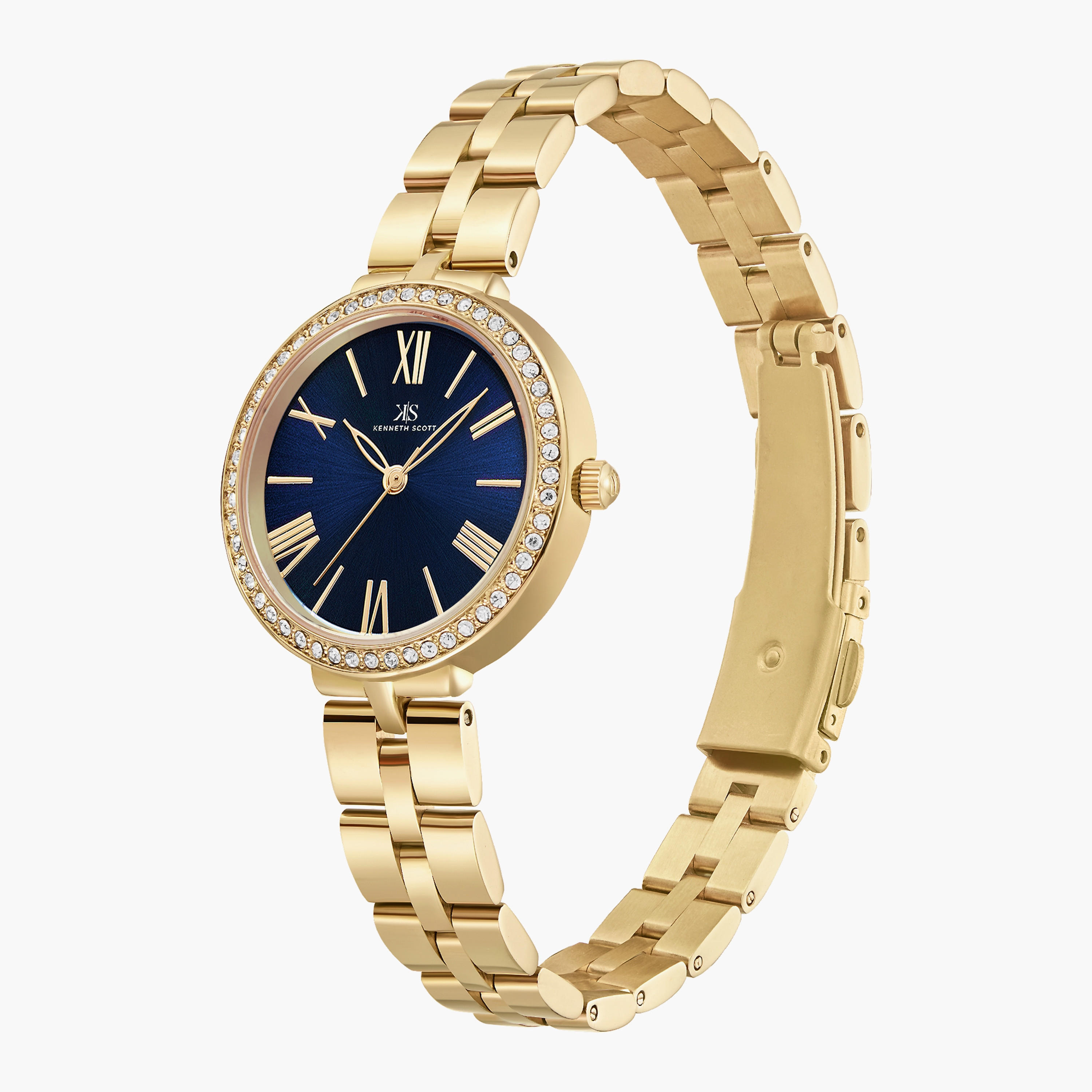 BP3183C.330- راقب حزام معدن تناظرية بني للنساء بيفرلي هيلز بولو كلوب-women-watchesandjewellery-watches-image-2