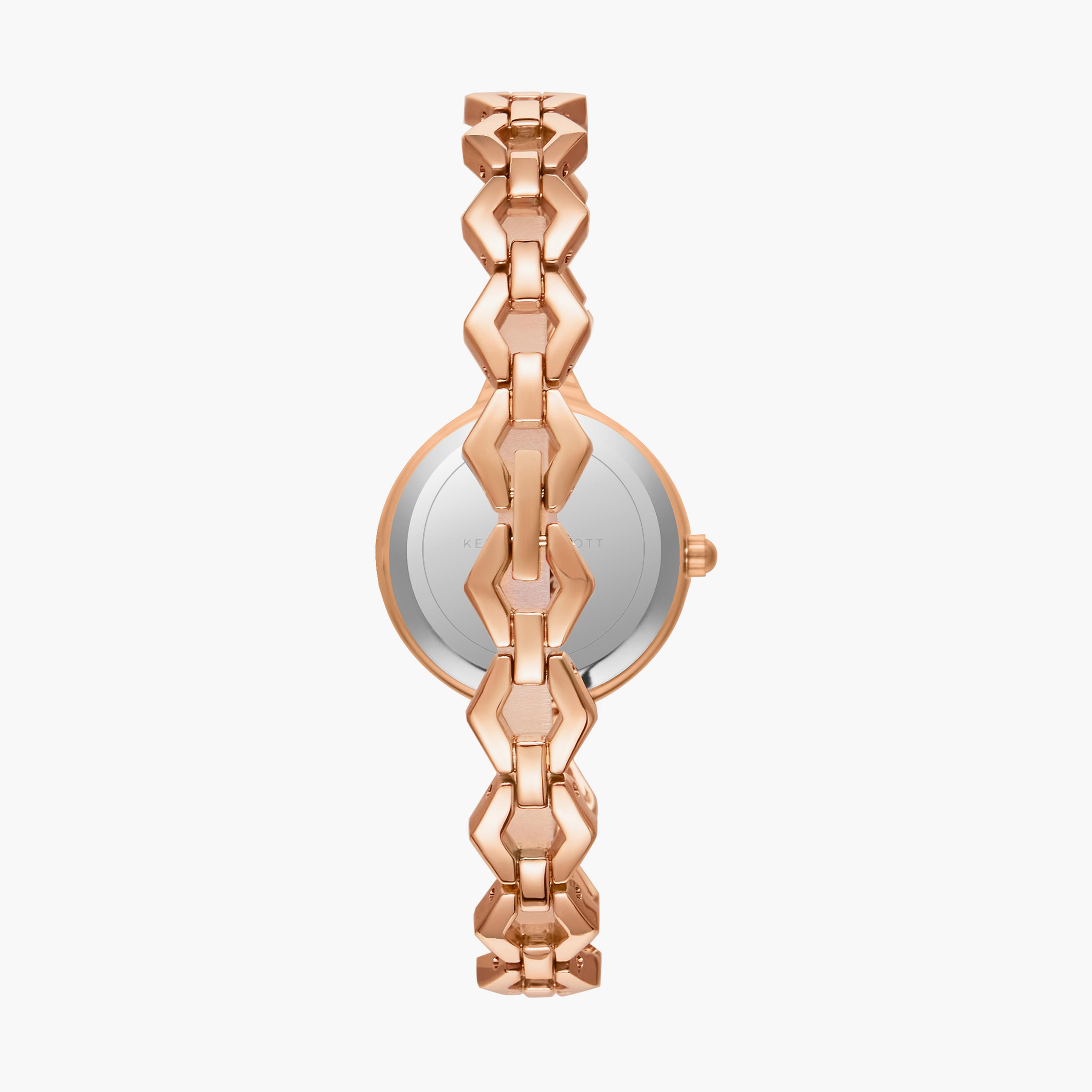 ساعة انالوج بسوار الستانلس ستيل بلون ذهبي وردي من كينيث سكوت | K23508-RBKP-women-watchesandjewellery-watches-image-3