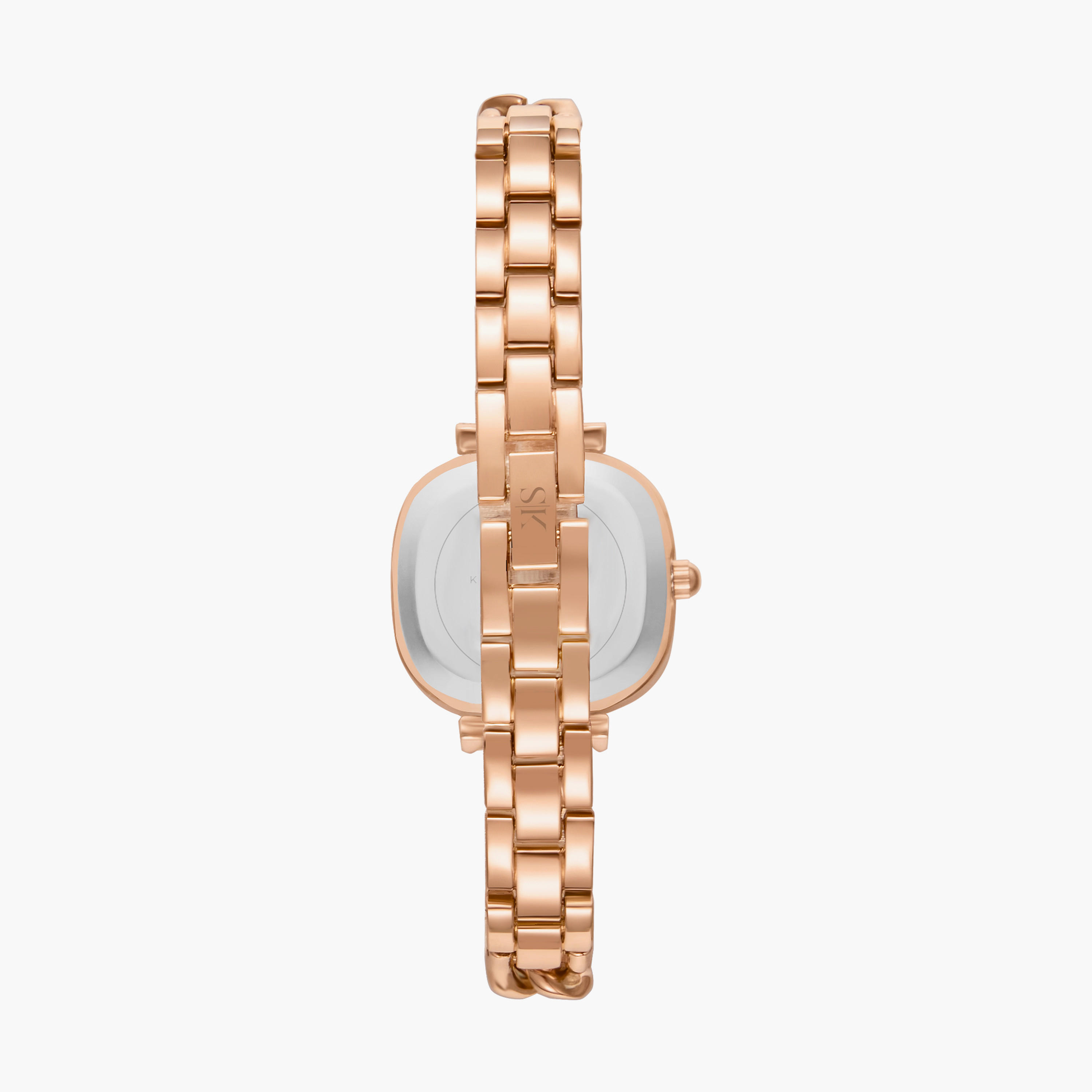 Kenneth Scott Rose Gold Analog Stainless steel Strap Watch | K23513-RBKL-women-watchesandjewellery-watches-image-3