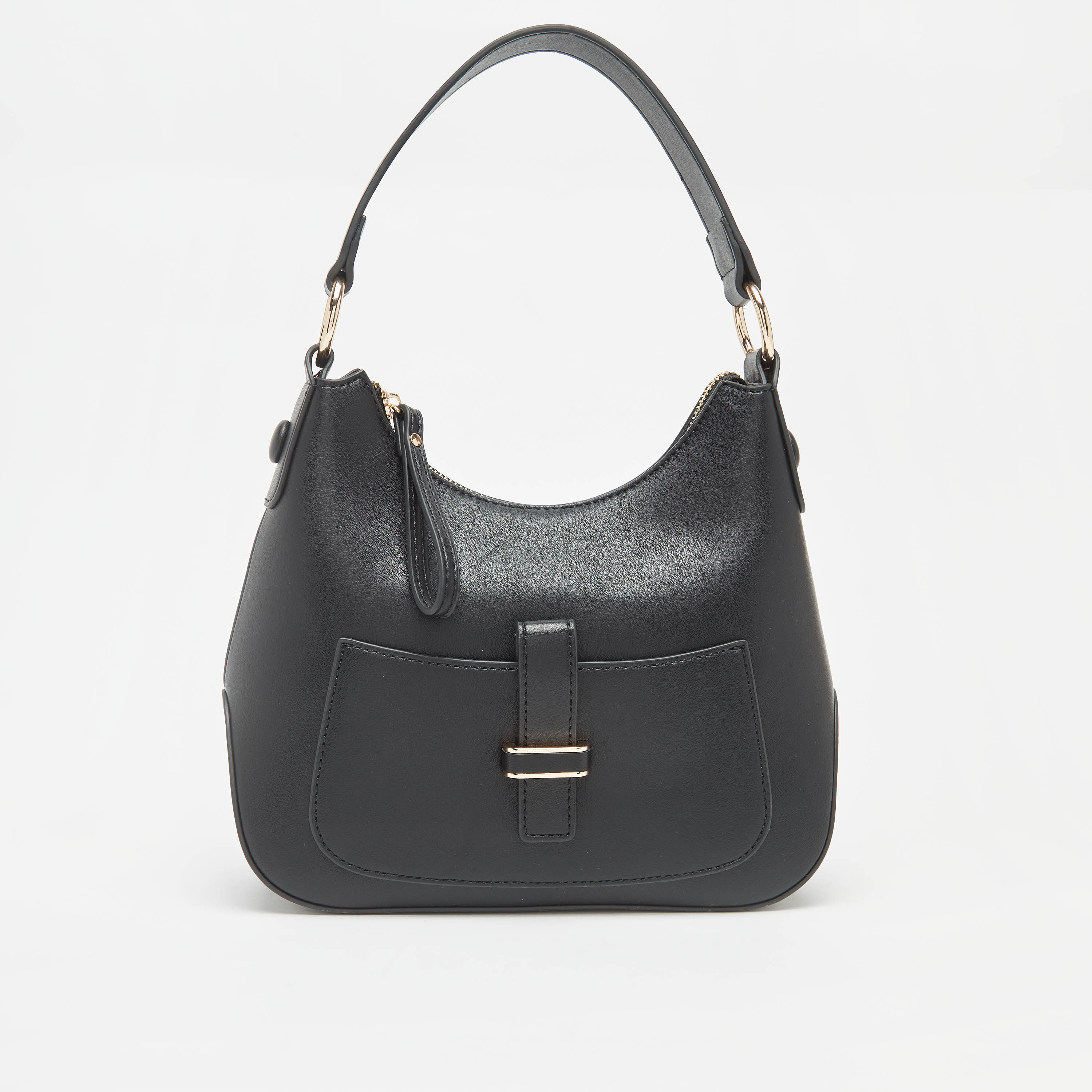 Celeste Textured Crossbody Bag with Detachable Strap and Flap Closure-women-bagsandwallets-handbags-image-5