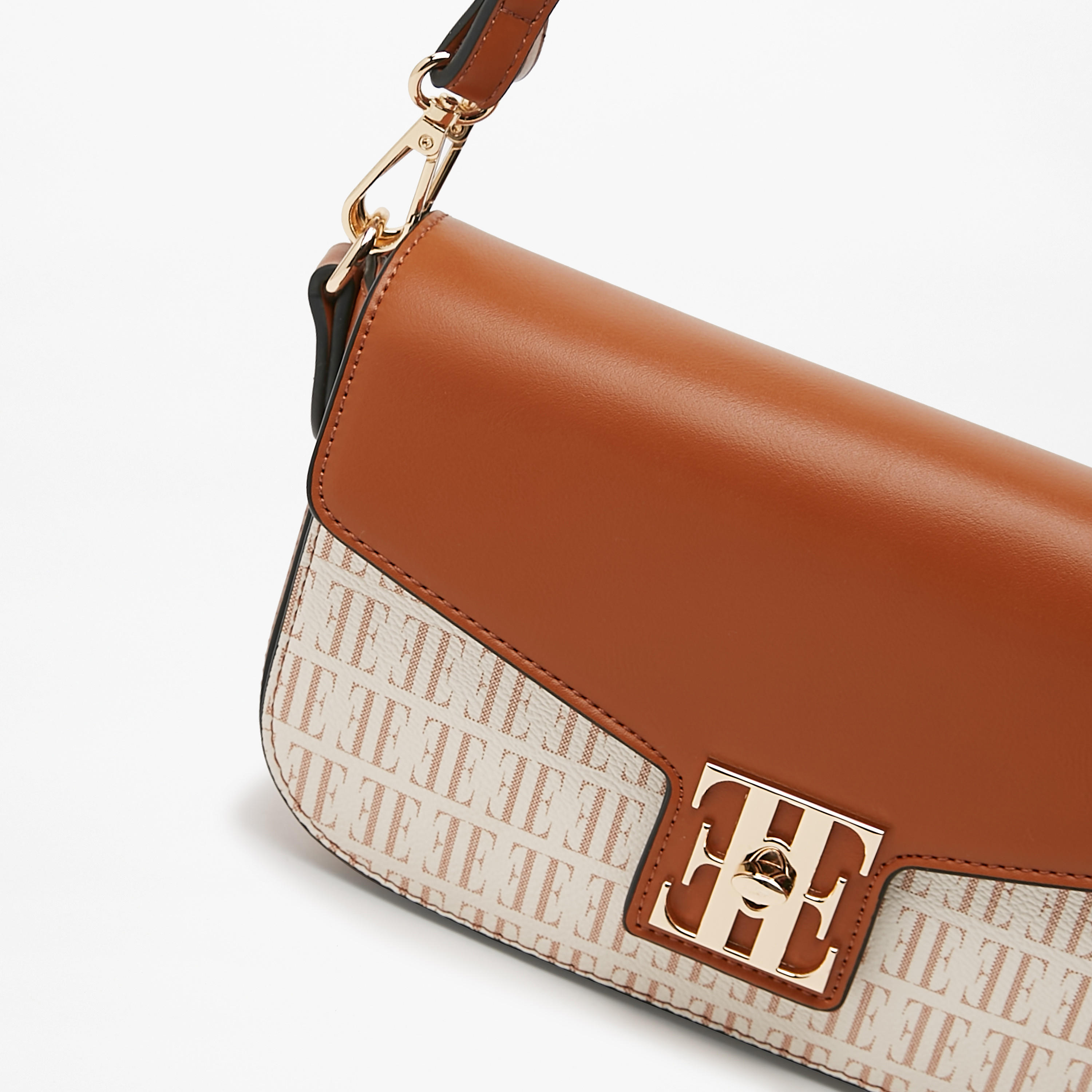 Elle Monogram Print Crossbody Bag with Detachable Straps and Twist Lock-women-bagsandwallets-handbags-image-3