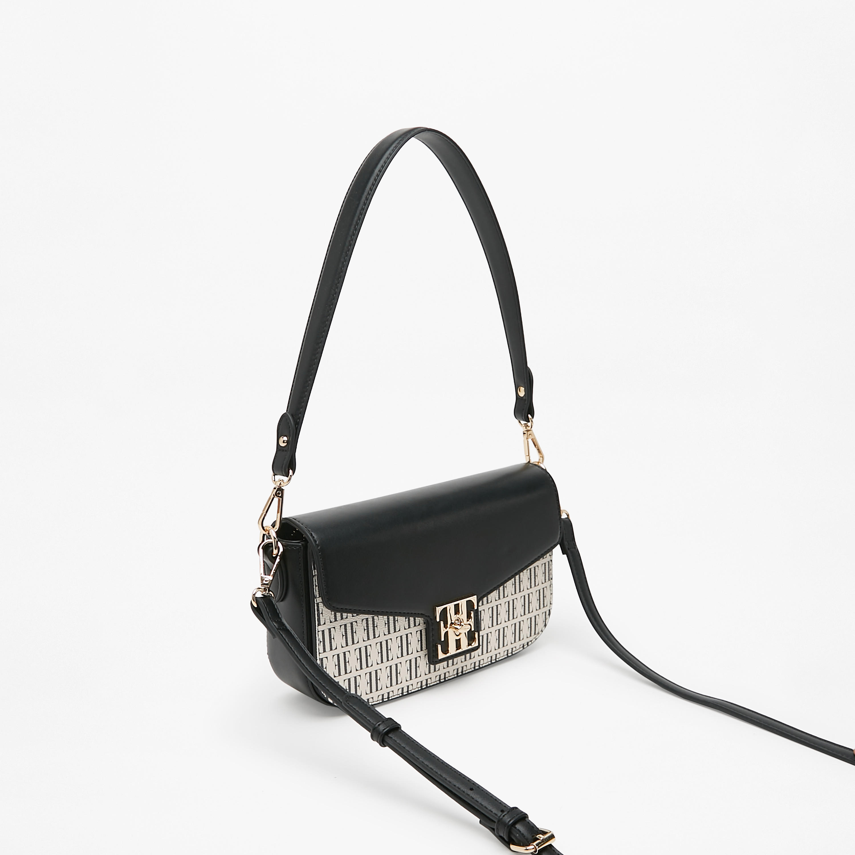 شنطة كروس بودي بحزام قابل للفصل وققل إغلاق وطبعات مونوجرام من إيل-women-bagsandwallets-handbags-image-6