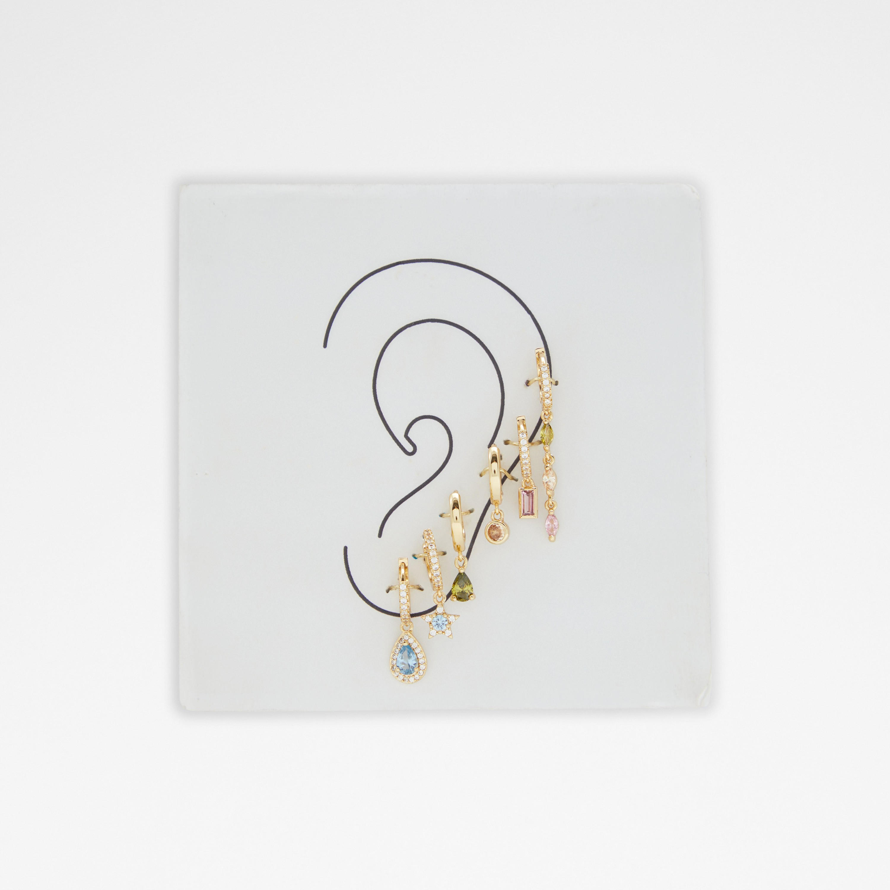 Aldo Thaweth Women's 3 Pairs of Earrings Set-women-watchesandjewellery-jewellery-earrings-image-2