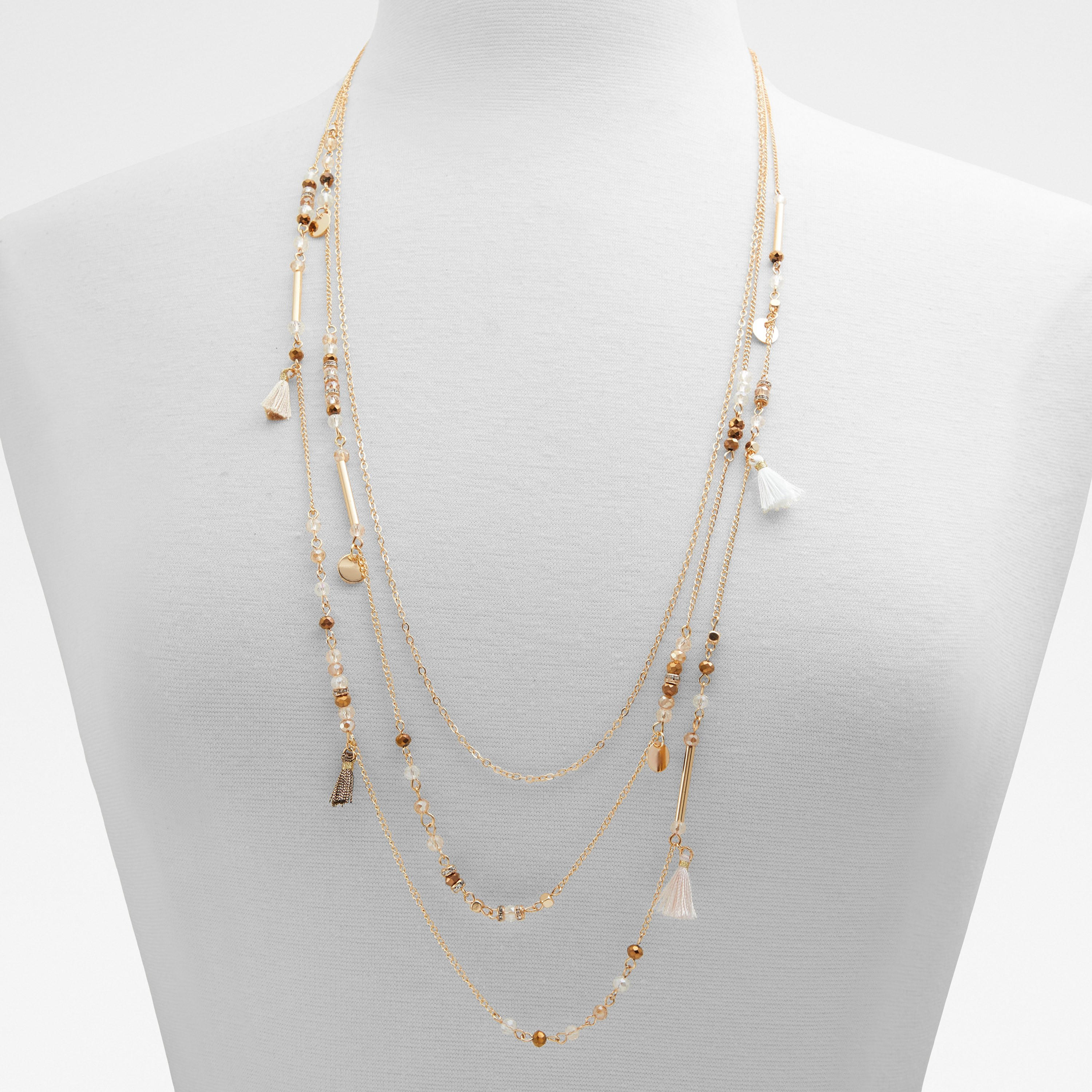 قلادة للنساء ذات الطبقات مع تفاصيل الشرابة من ألدو كريجان-women-watchesandjewellery-jewellery-necklacesandpendants-image-2