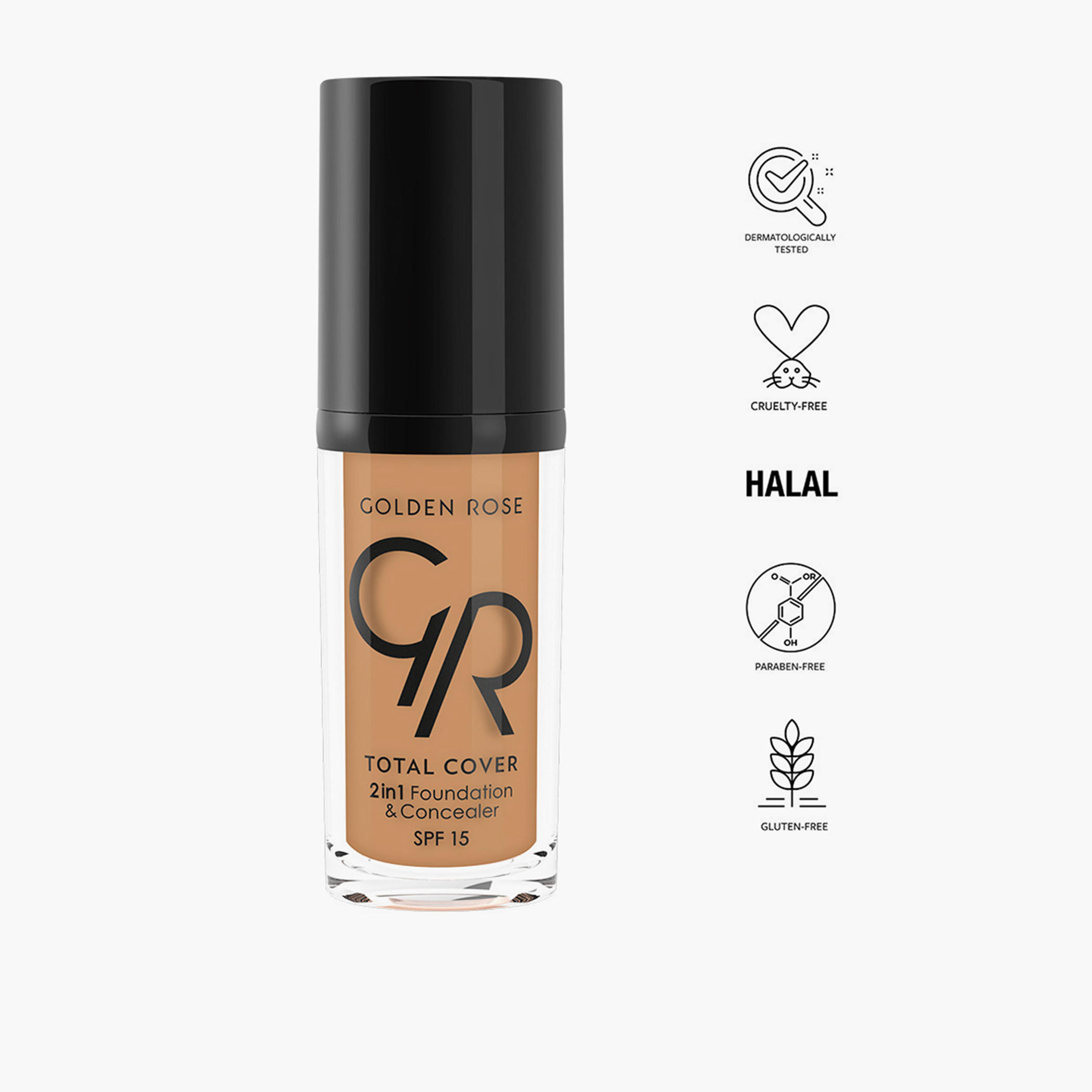 كونسيلر وكريم أساس 2 في 1 توتال كوفر من جولدن روز-beautyandpersonalcare-makeup-face-foundations-image-12