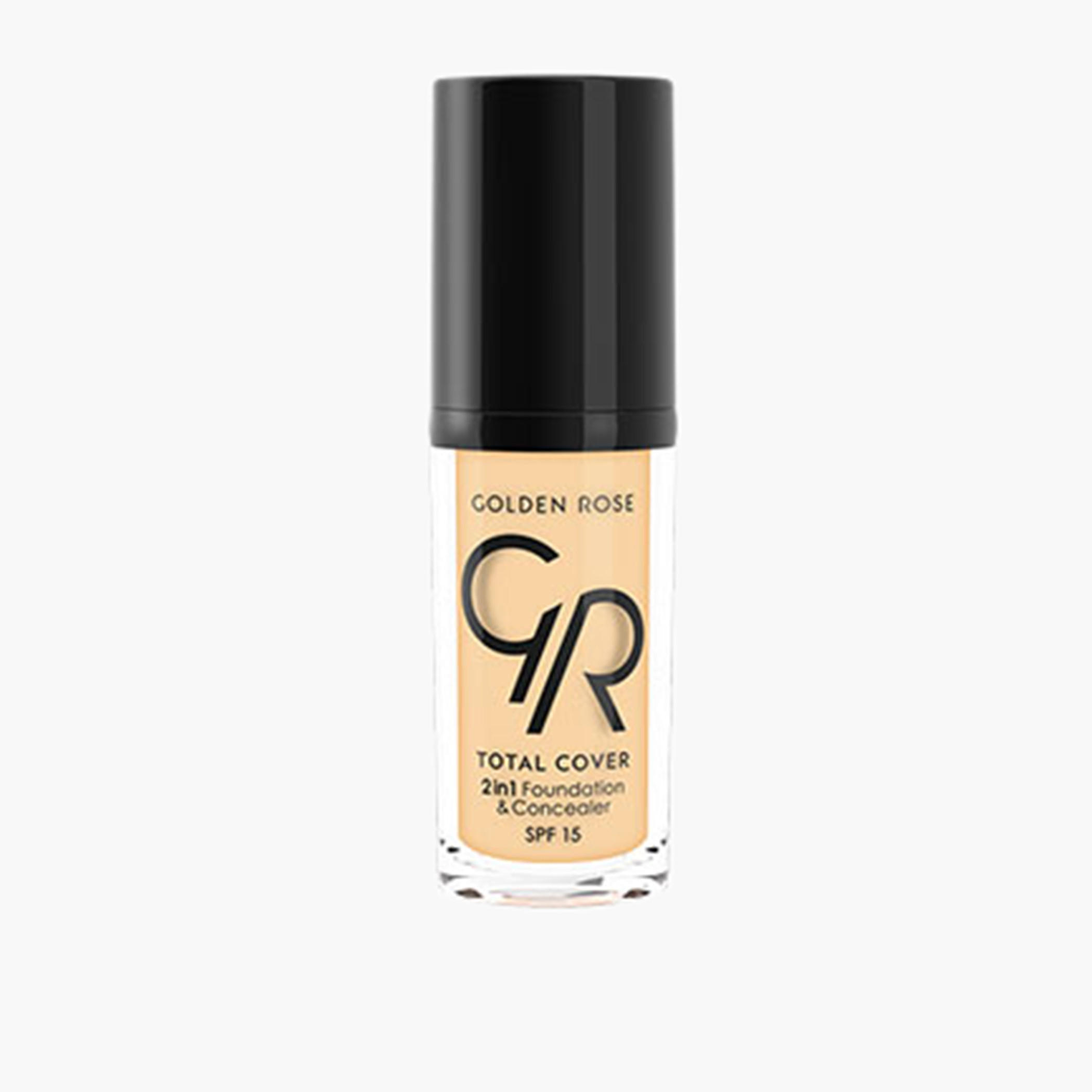 كونسيلر وكريم أساس 2 في 1 توتال كوفر من جولدن روز-beautyandpersonalcare-makeup-face-foundations-image-16