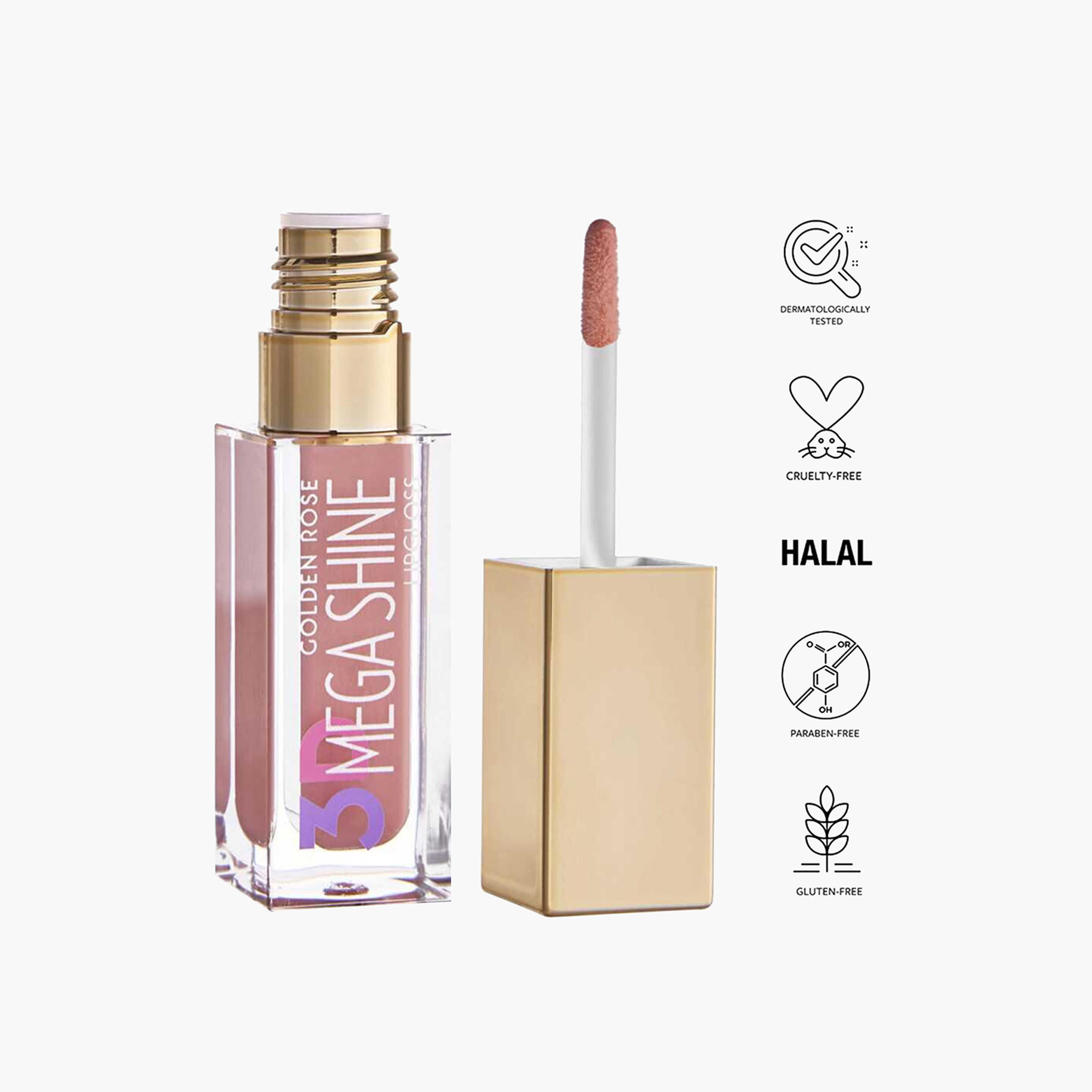 ملمع شفاه 102 ميجا شاين من جولدن روز - 5.2 مل-beautyandpersonalcare-makeup-lips-lipglossesandbalms-image-3