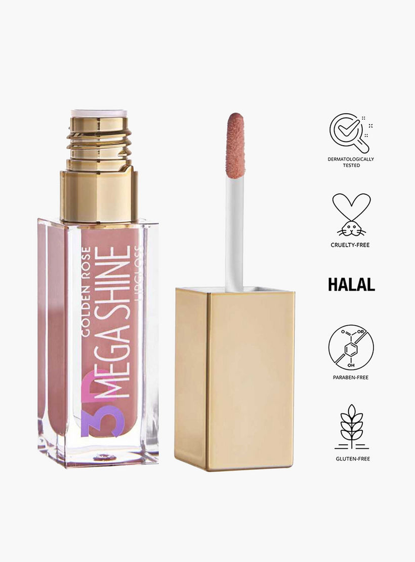ملمع شفاه 102 ميجا شاين من جولدن روز - 5.2 مل-beautyandpersonalcare-makeup-lips-lipglossesandbalms-image-3
