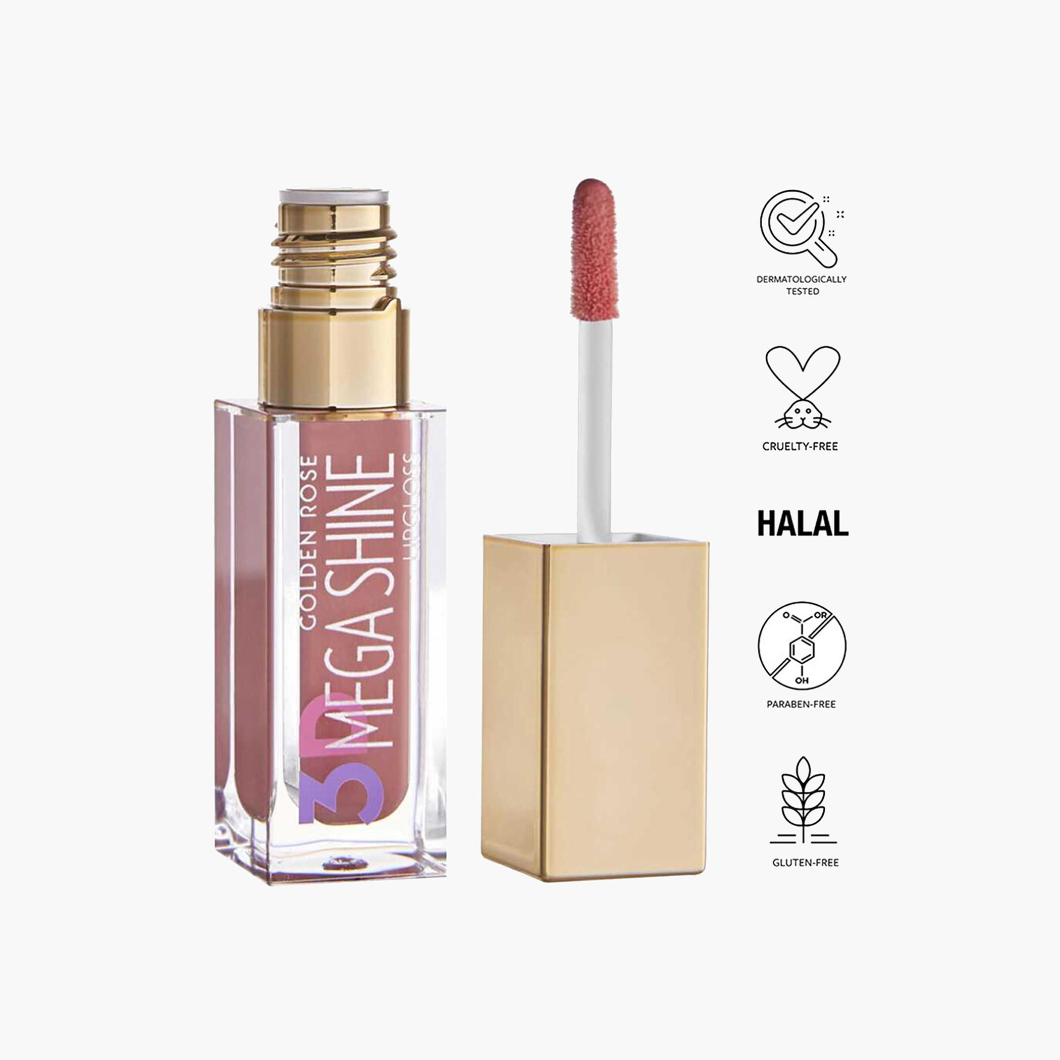ملمع شفاه 102 ميجا شاين من جولدن روز - 5.2 مل-beautyandpersonalcare-makeup-lips-lipglossesandbalms-image-48