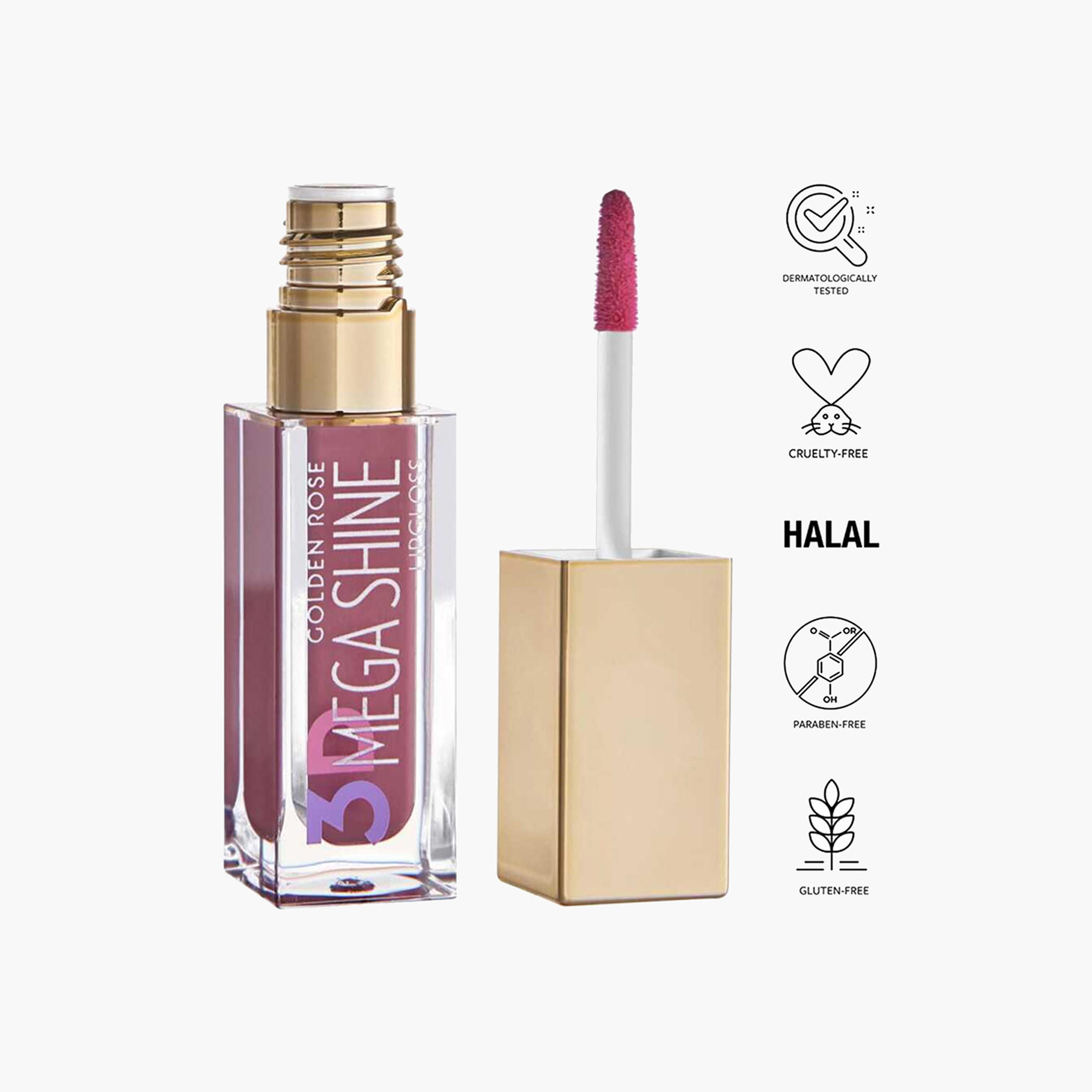ملمع شفاه 102 ميجا شاين من جولدن روز - 5.2 مل-beautyandpersonalcare-makeup-lips-lipglossesandbalms-image-21