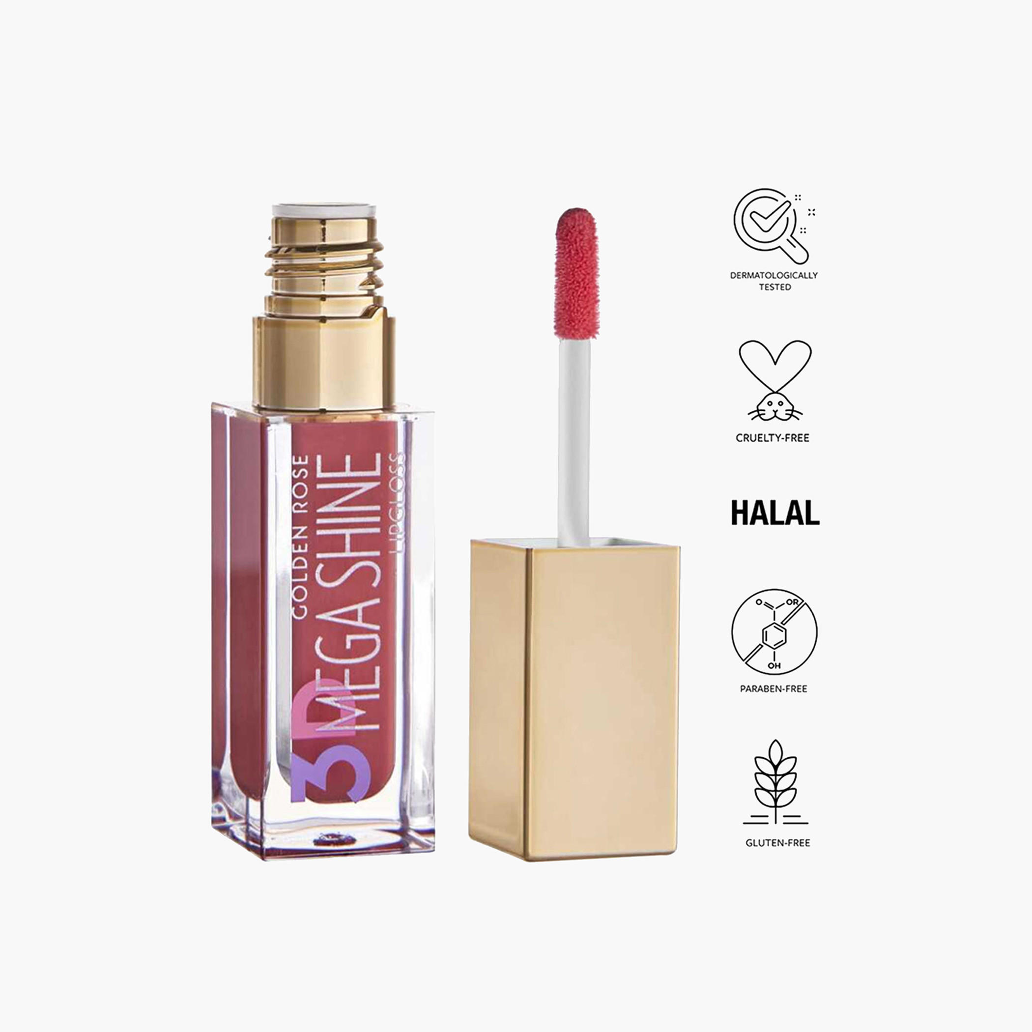ملمع شفاه 102 ميجا شاين من جولدن روز - 5.2 مل-beautyandpersonalcare-makeup-lips-lipglossesandbalms-image-33