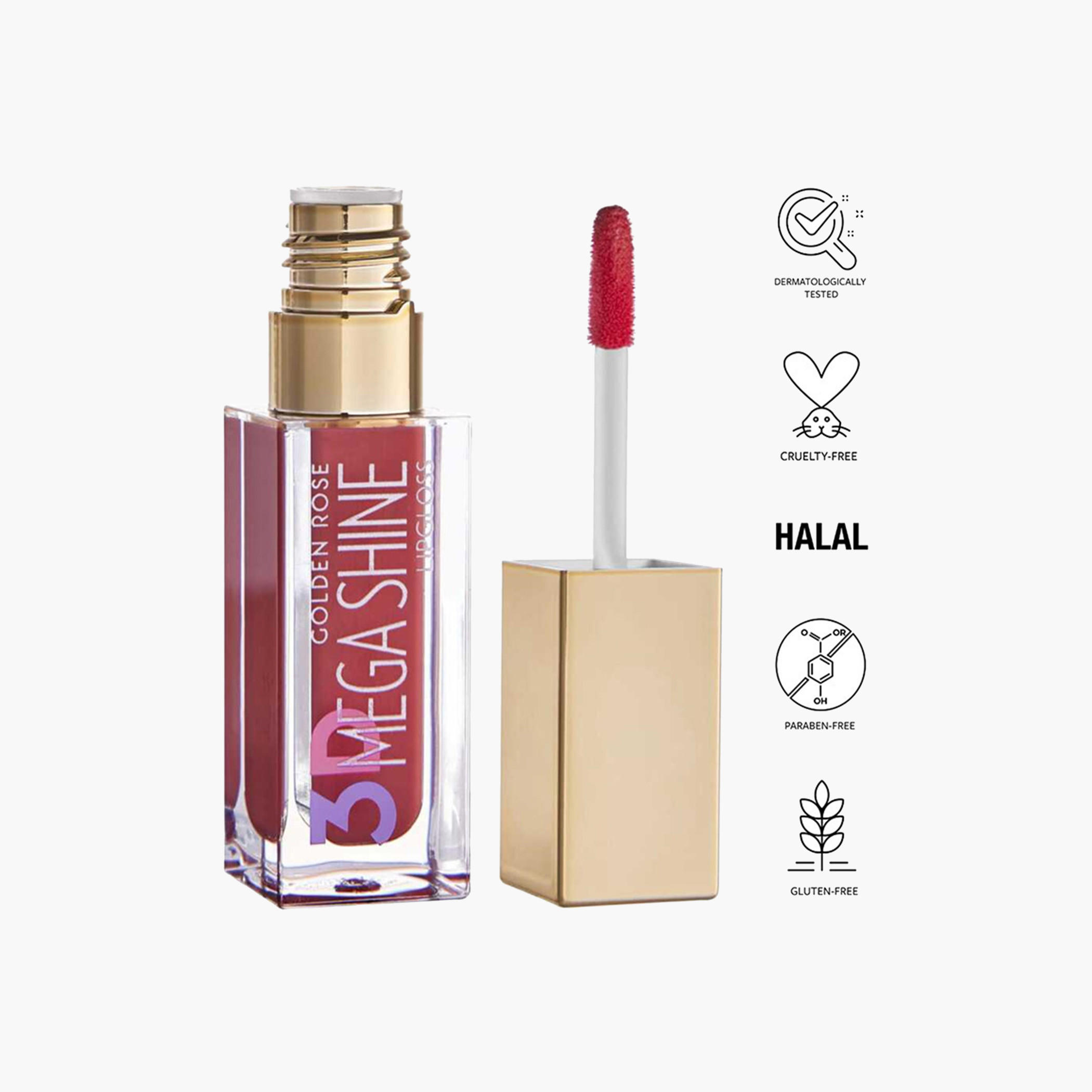 ملمع شفاه 102 ميجا شاين من جولدن روز - 5.2 مل-beautyandpersonalcare-makeup-lips-lipglossesandbalms-image-27