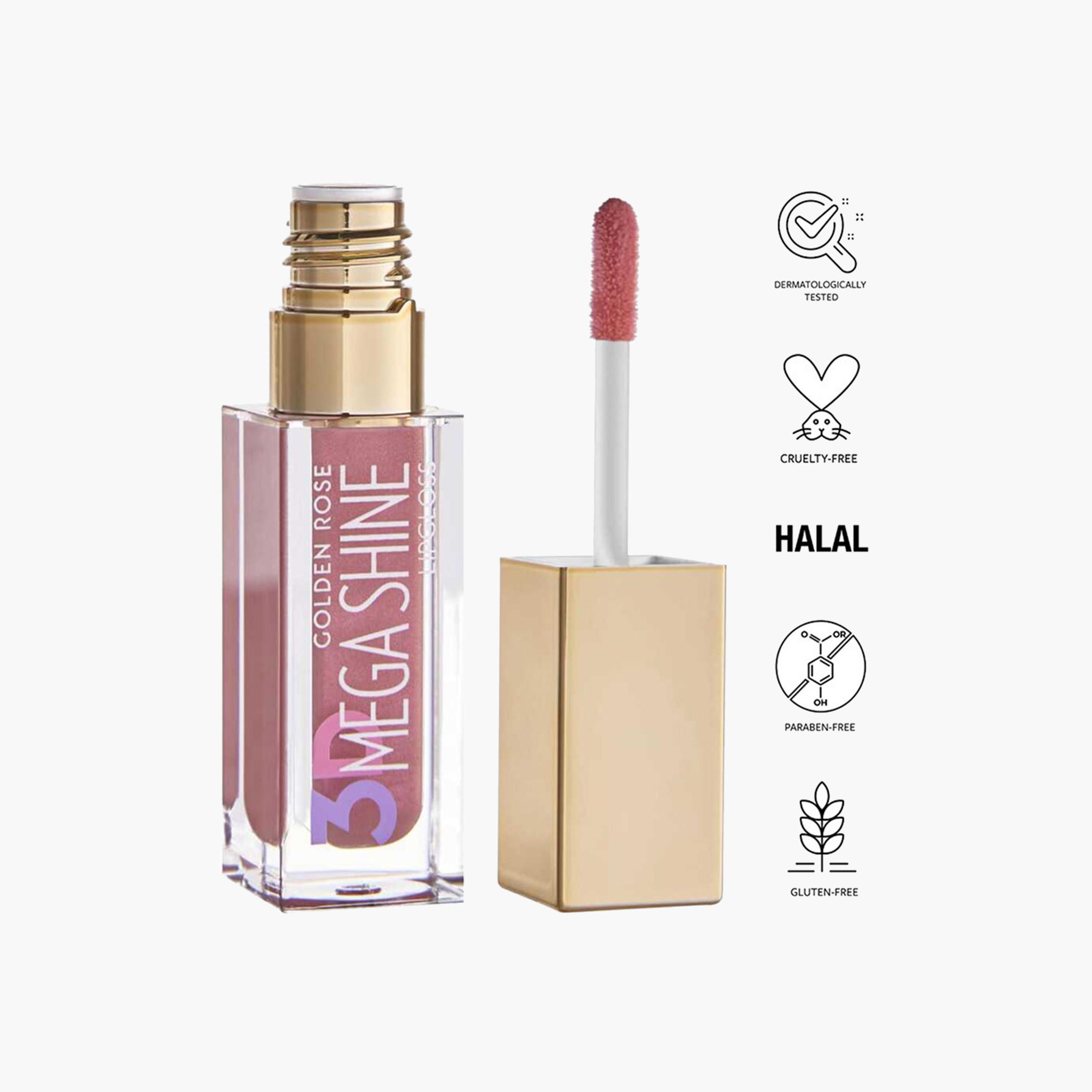 ملمع شفاه 102 ميجا شاين من جولدن روز - 5.2 مل-beautyandpersonalcare-makeup-lips-lipglossesandbalms-image-66