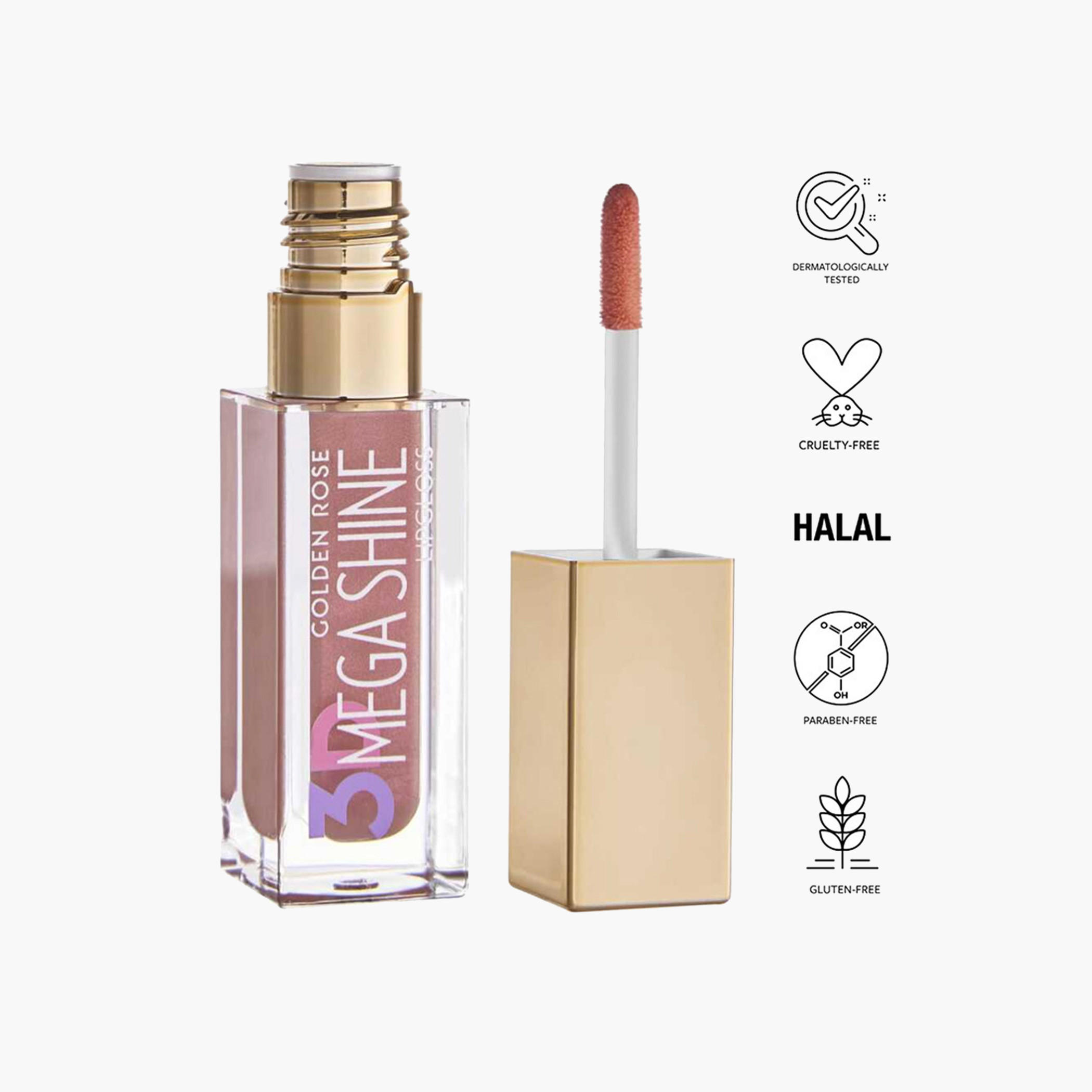 ملمع شفاه 102 ميجا شاين من جولدن روز - 5.2 مل-beautyandpersonalcare-makeup-lips-lipglossesandbalms-image-42