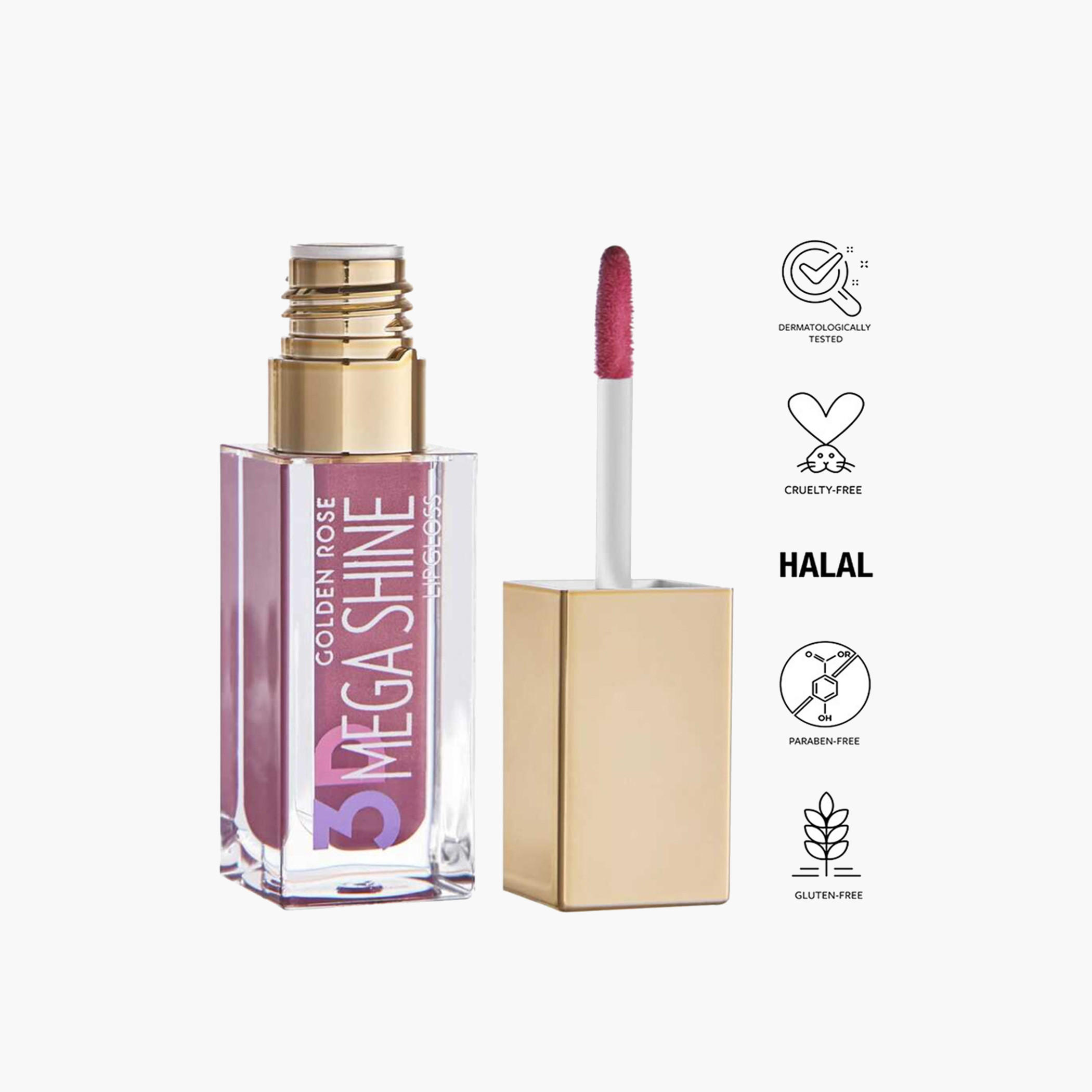 ملمع شفاه 102 ميجا شاين من جولدن روز - 5.2 مل-beautyandpersonalcare-makeup-lips-lipglossesandbalms-image-54