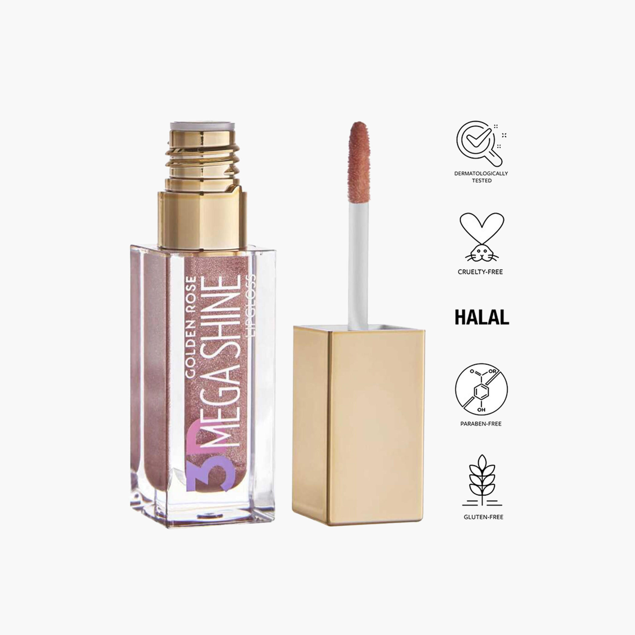 ملمع شفاه 102 ميجا شاين من جولدن روز - 5.2 مل-beautyandpersonalcare-makeup-lips-lipglossesandbalms-image-51