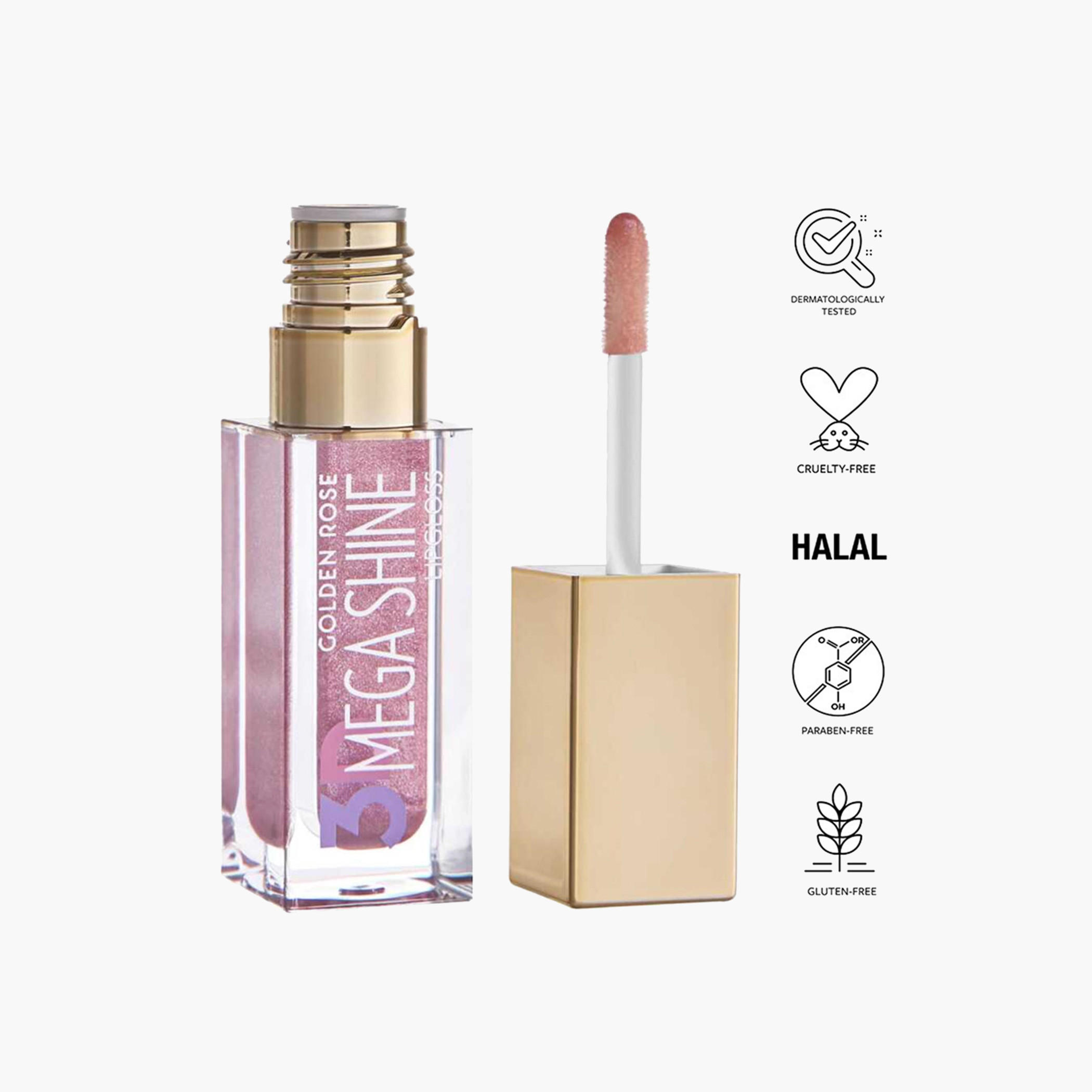 ملمع شفاه 102 ميجا شاين من جولدن روز - 5.2 مل-beautyandpersonalcare-makeup-lips-lipglossesandbalms-image-60