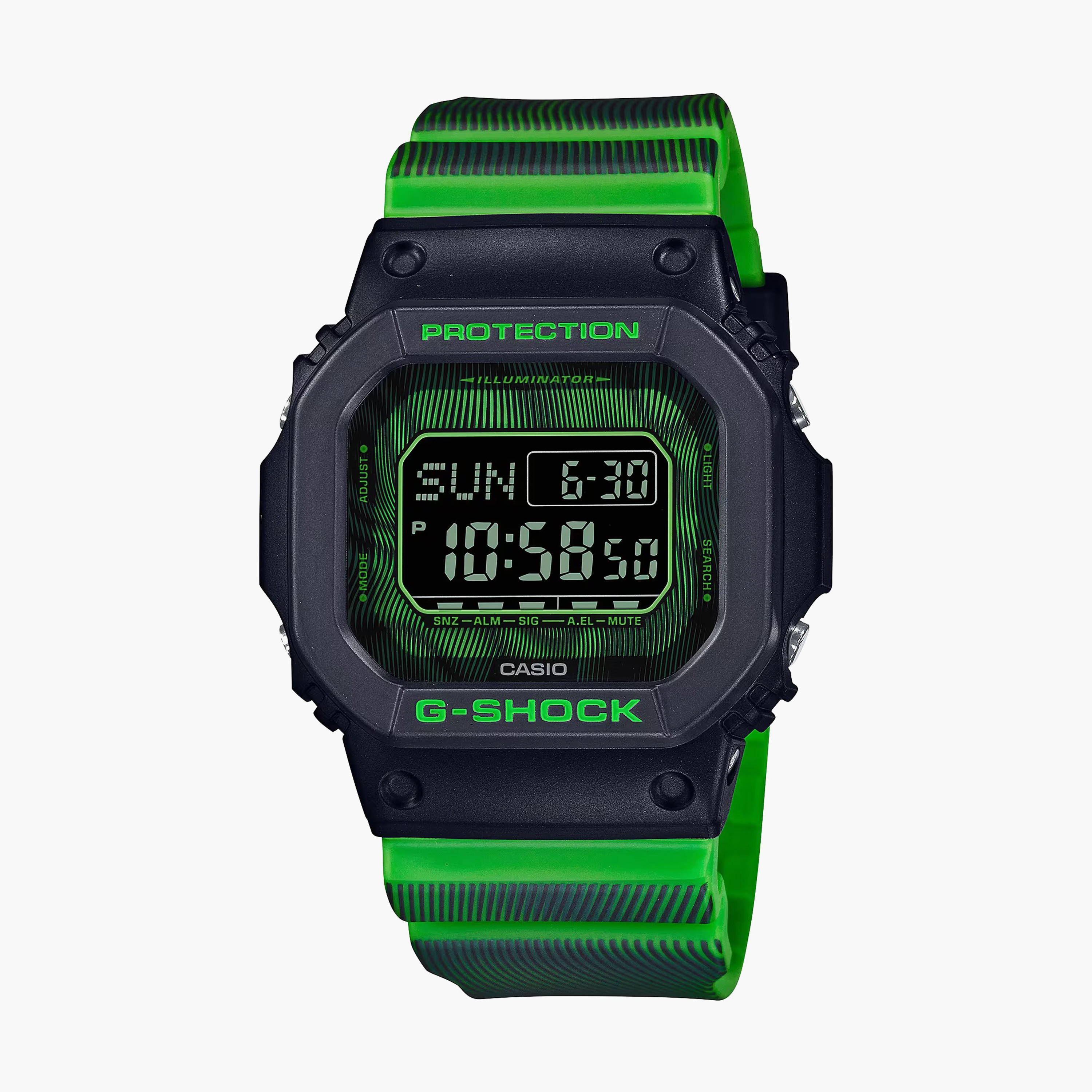 G-SHOCK Unisex Purple Digital Silicone Strap Watch | DW-B5600AH-6DR | 43 MM-men-watchesandjewellery-watches-image-3