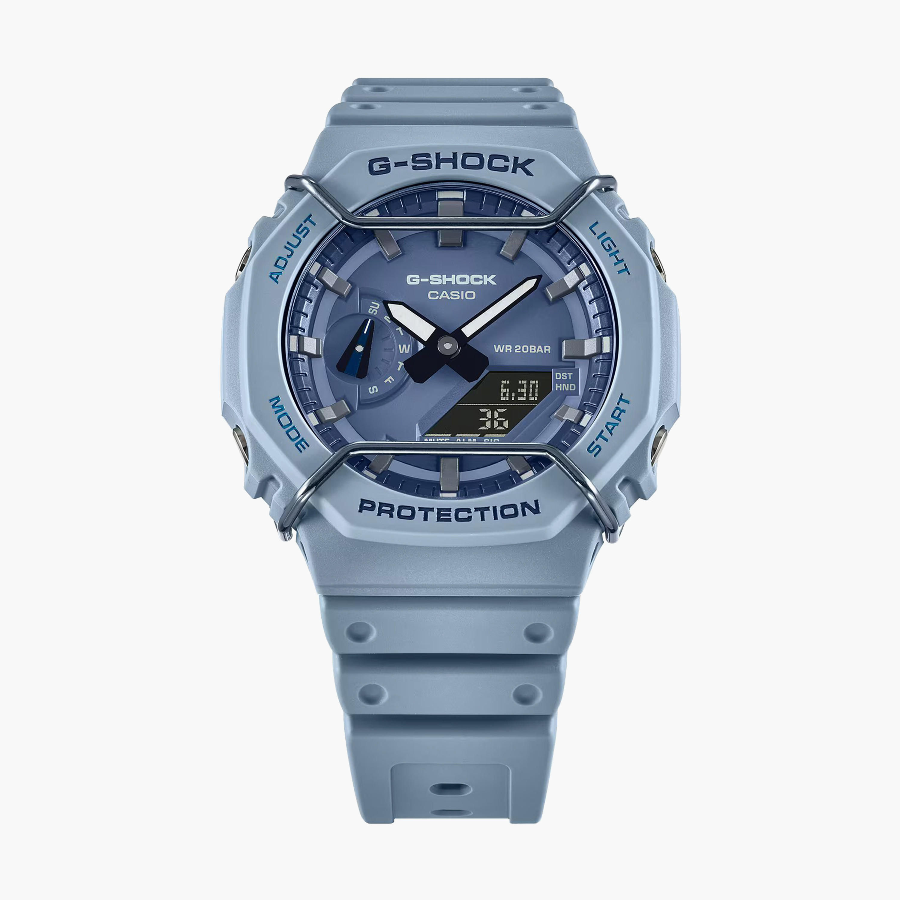 G-Shock Men's Blue Analog-Digital Resin Strap Watch | GA-2100PT-2ADR-men-watchesandjewellery-watches-image-2