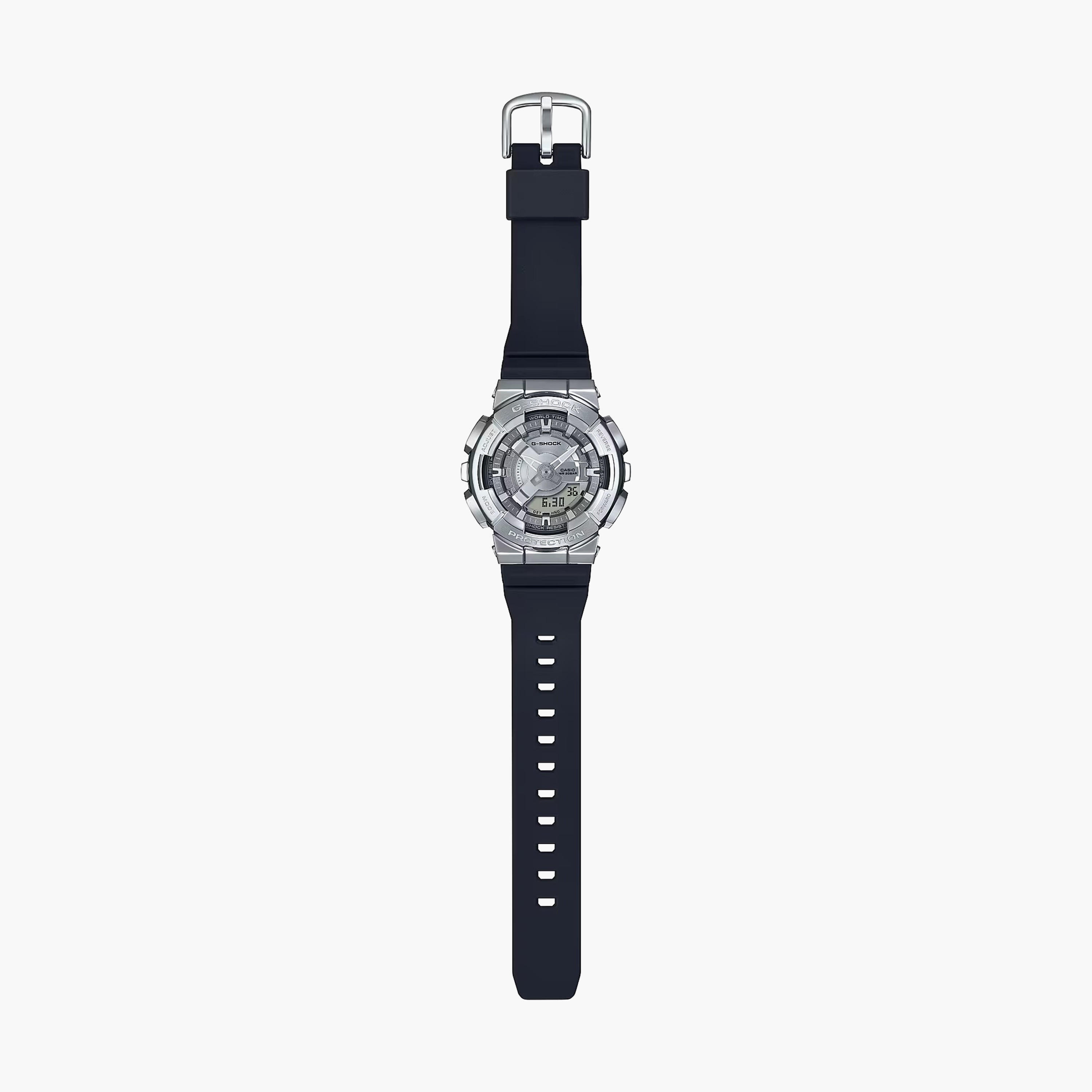 G-Shock Unisex Black Analog-Digital Resin Strap Watch | GM-S110-1ADR-men-watchesandjewellery-watches-image-3