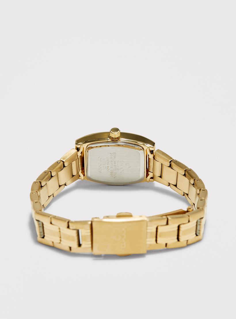 Omax Women's Gold Stainless Steel Strap Analog Wristwatch - 00CFD028Q002-women-watchesandjewellery-watches-image-2