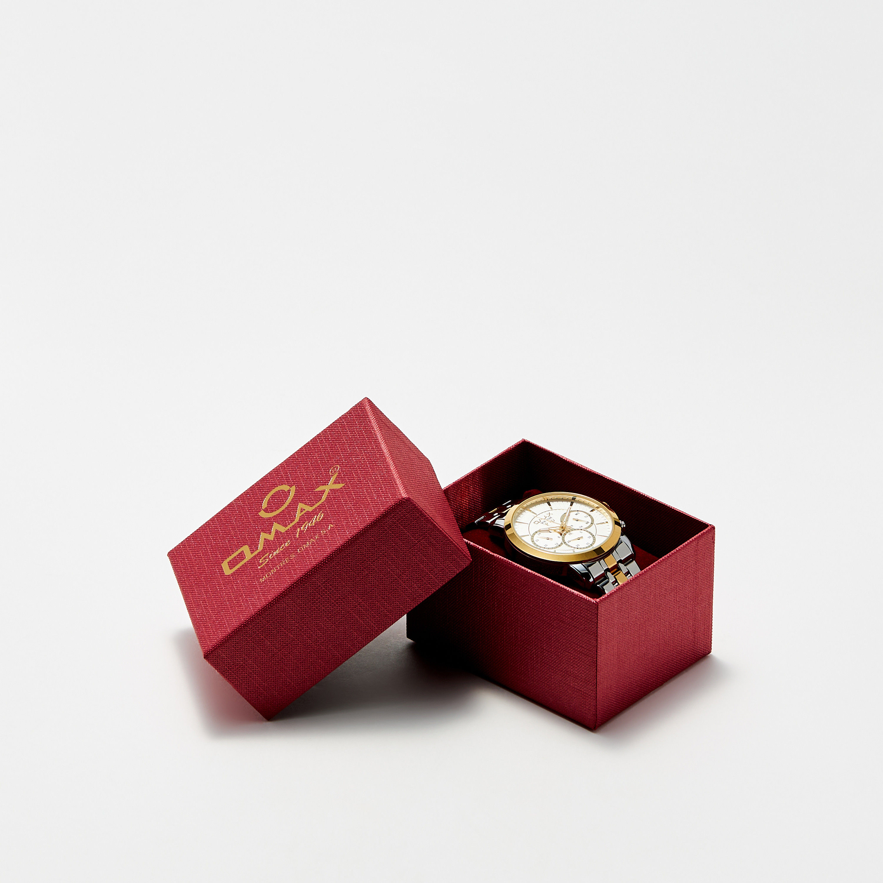 Omax Men's Silver & Gold Stainless Steel Strap Analog Wristwatch - 00FHM005N002 | 44 MM-men-watchesandjewellery-watches-image-11