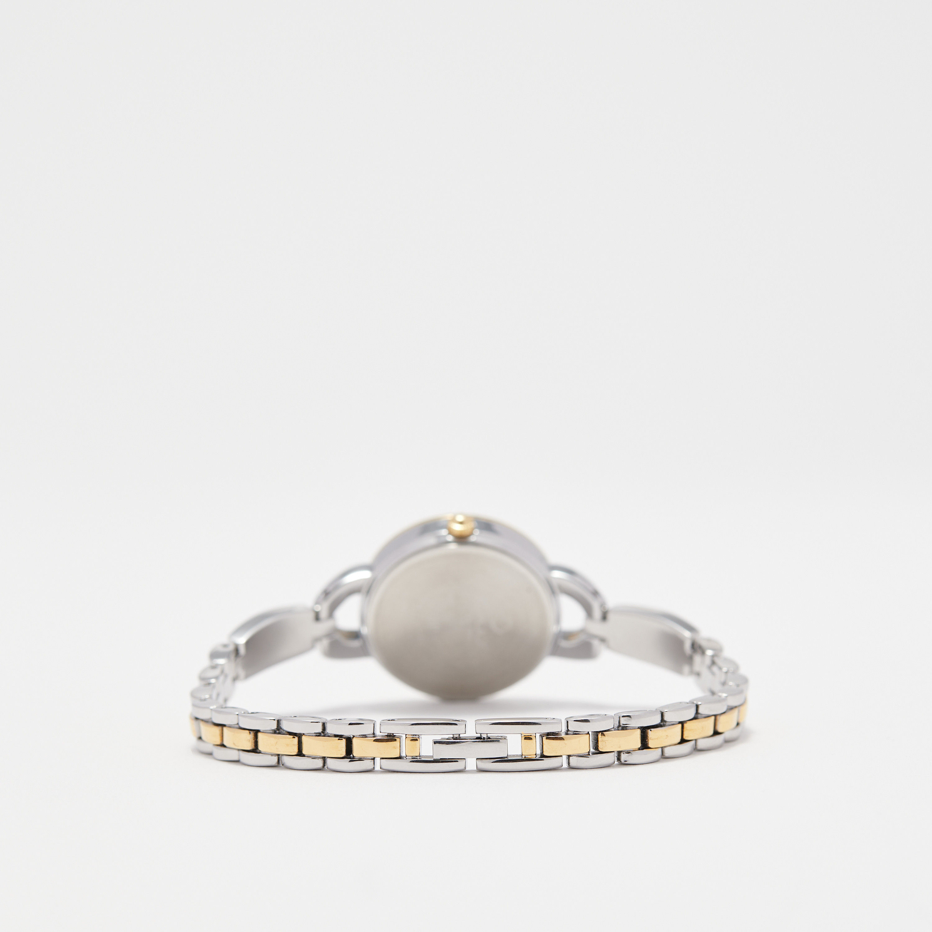 ساعة يد تناظرية فضية وذهبية بسوار ستانلس ستيل للنساء من أوماكس - 00JEC018N001-women-watchesandjewellery-watches-image-3