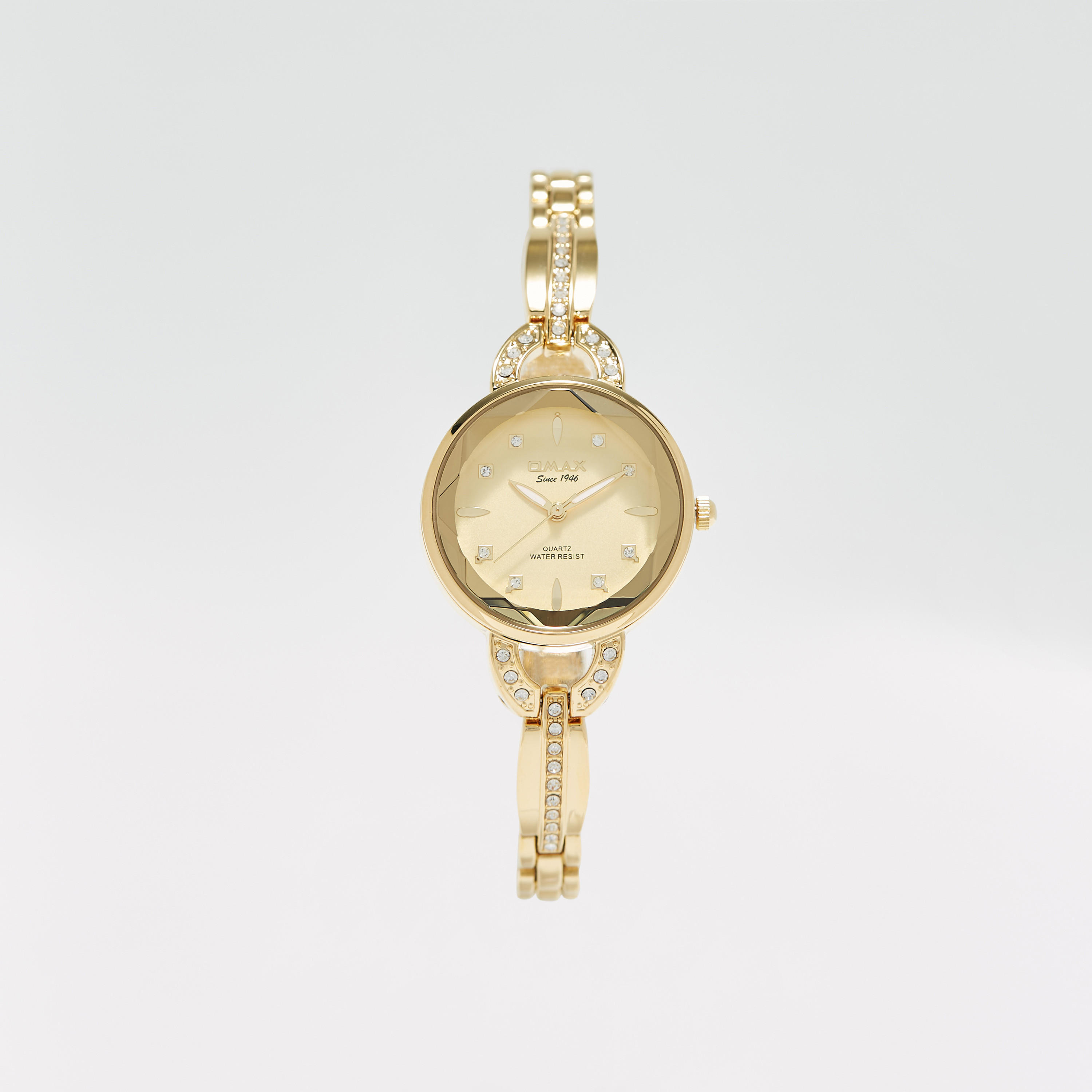 Omax Women's Gold Stainless Steel Strap Analog Wristwatch - 00JEC018Q001-women-watchesandjewellery-watches-image-1
