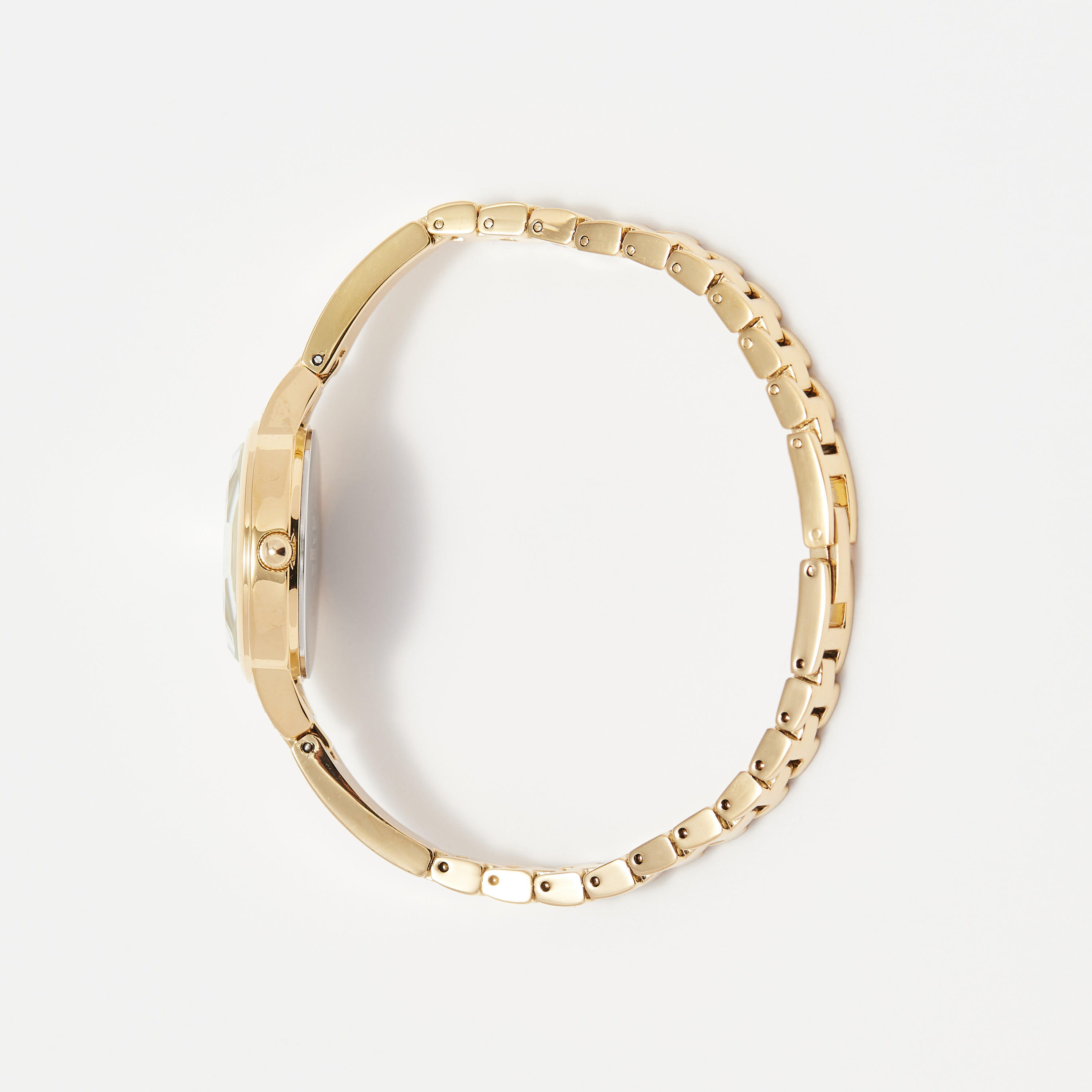 ساعة جيس ذات انالوج بسوار ستانلس ستيل باللون الذهبي | GW0603L2-women-watchesandjewellery-watches-image-2