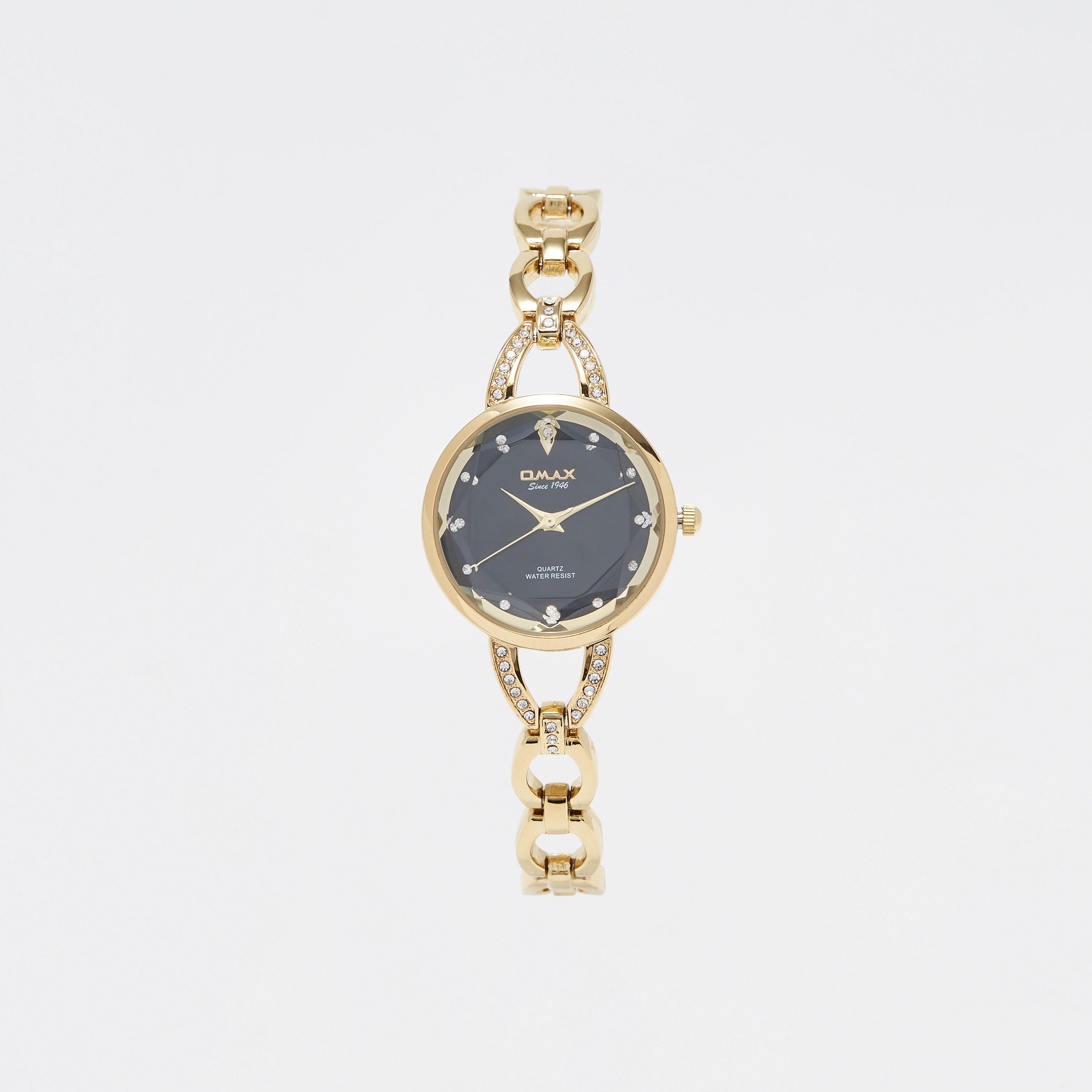 GW0469L3 ساعة يد أنالوج بسوار سليكون بلون الأسود من جيس -women-watchesandjewellery-watches-image-1
