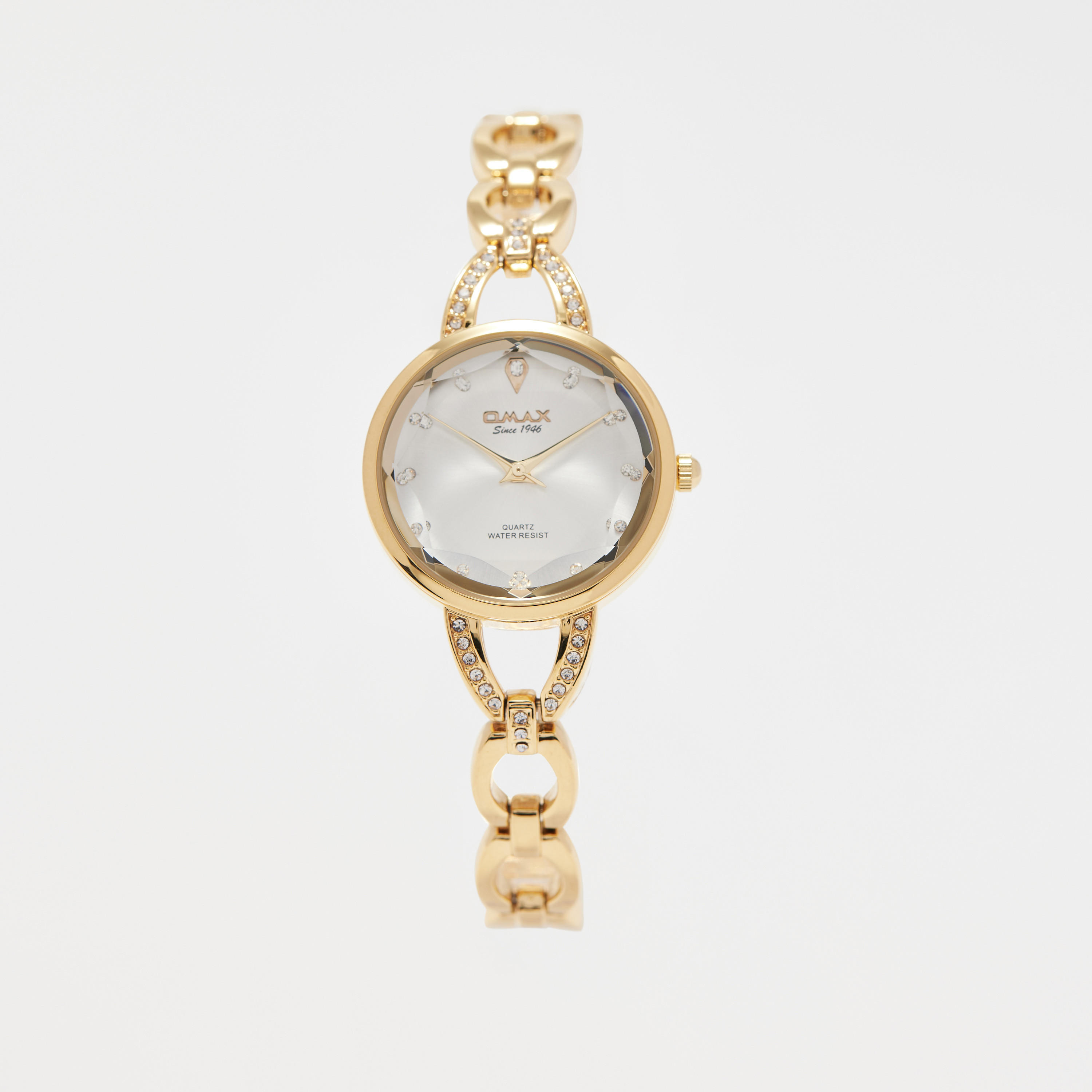 ساعة جيس ذات انالوج بسوار ستانلس ستيل باللون الذهبي للنساء | GW0033L8-women-watchesandjewellery-watches-image-1