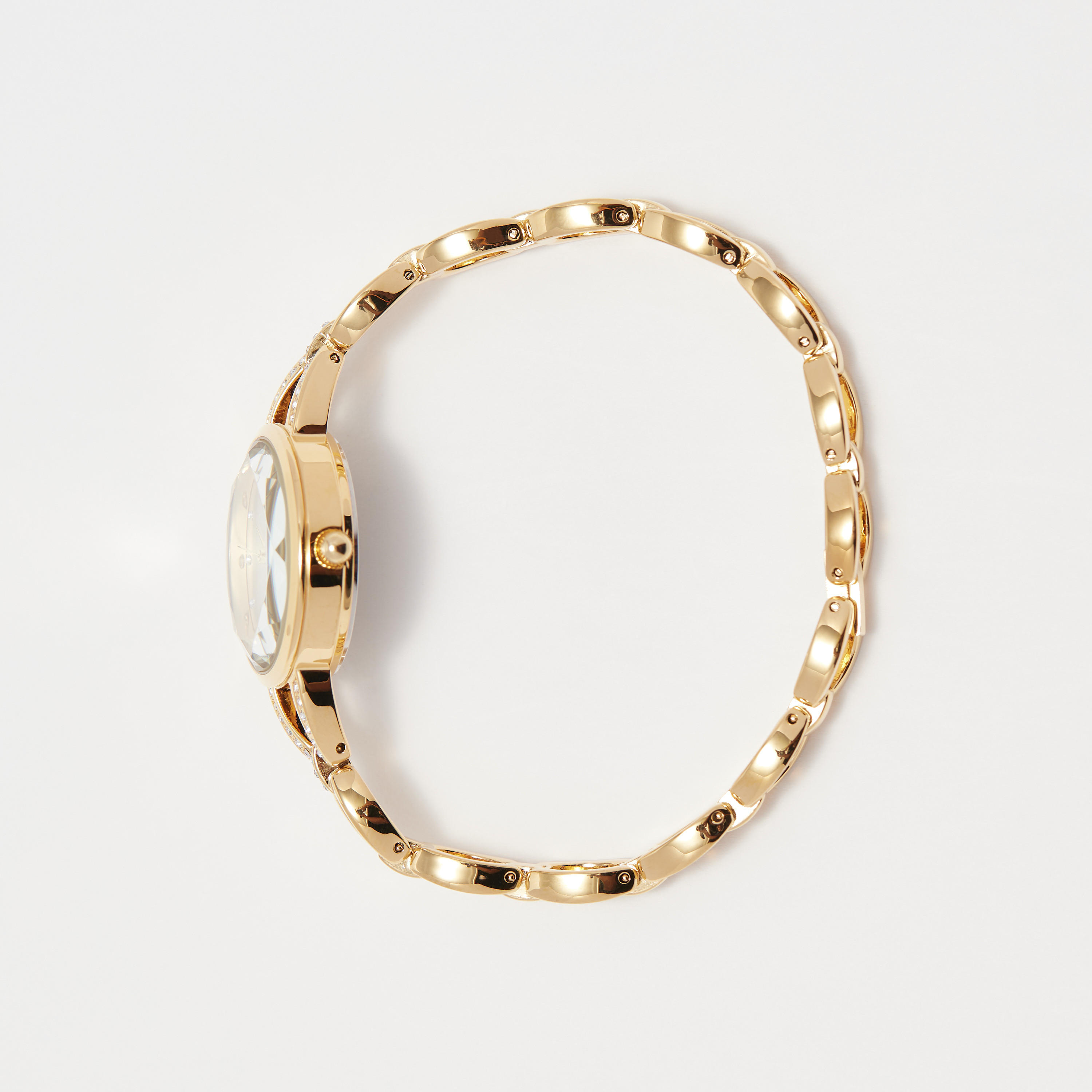 ساعة جيس ذات انالوج بسوار ستانلس ستيل باللون الذهبي للنساء | GW0033L8-women-watchesandjewellery-watches-image-2