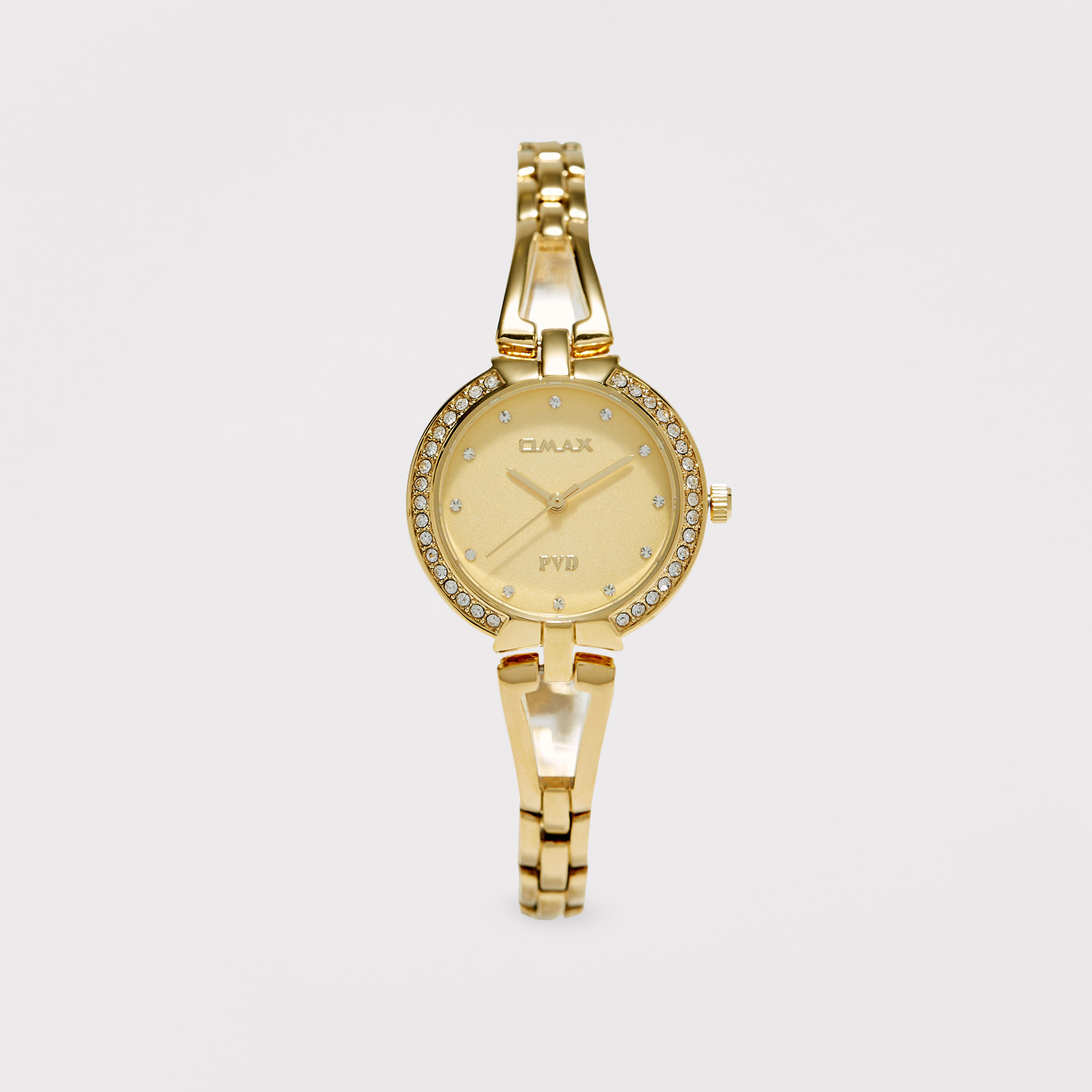 Omax Women's Gold Stainless Steel Strap Analog Wristwatch - 00JEX002Q001 | 30 MM-women-watchesandjewellery-watches-image-1