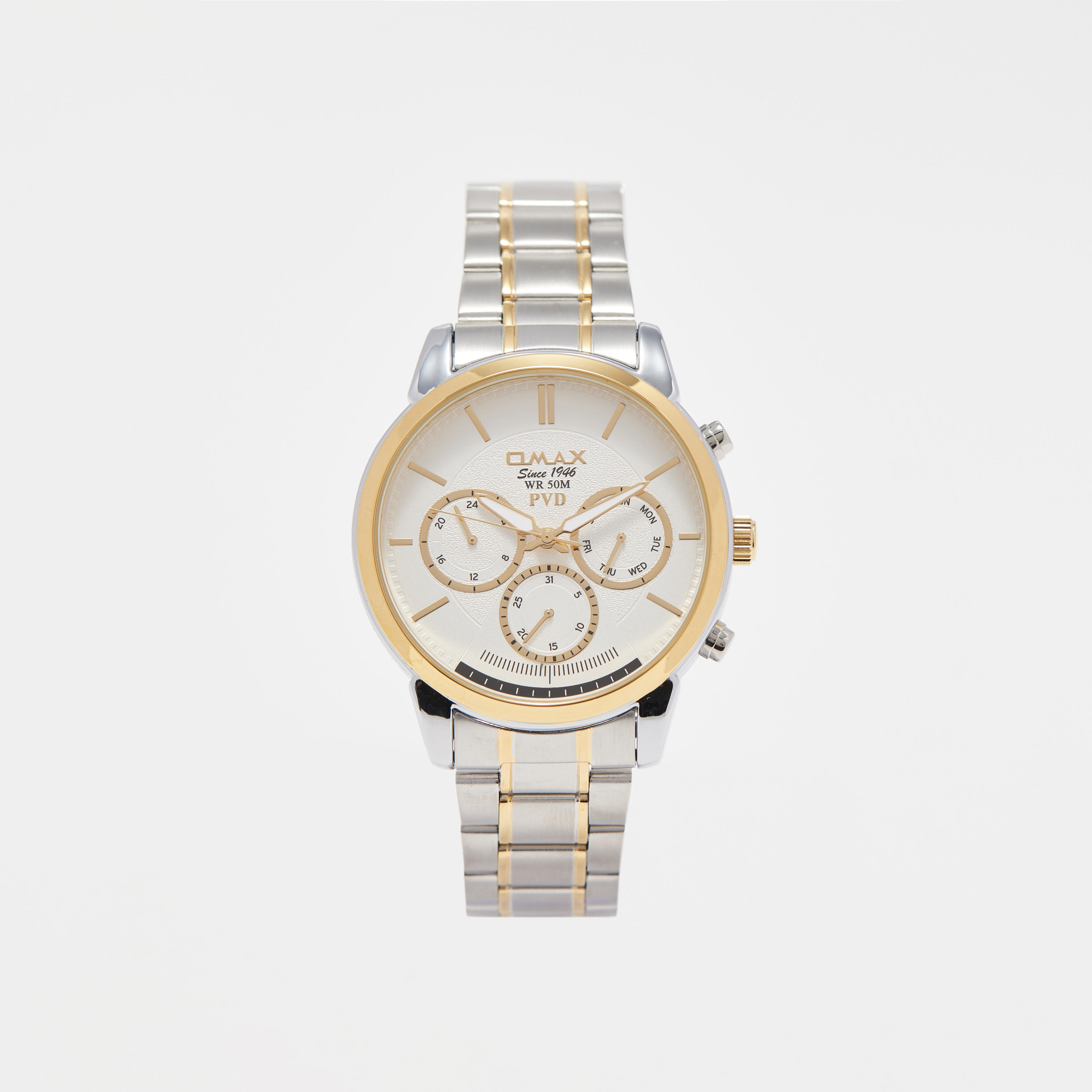 ساعة جيس ذات انالوج بسوار ستانلس ستيل باللون الفضي للنساء | GW0472L1-men-watchesandjewellery-watches-image-1