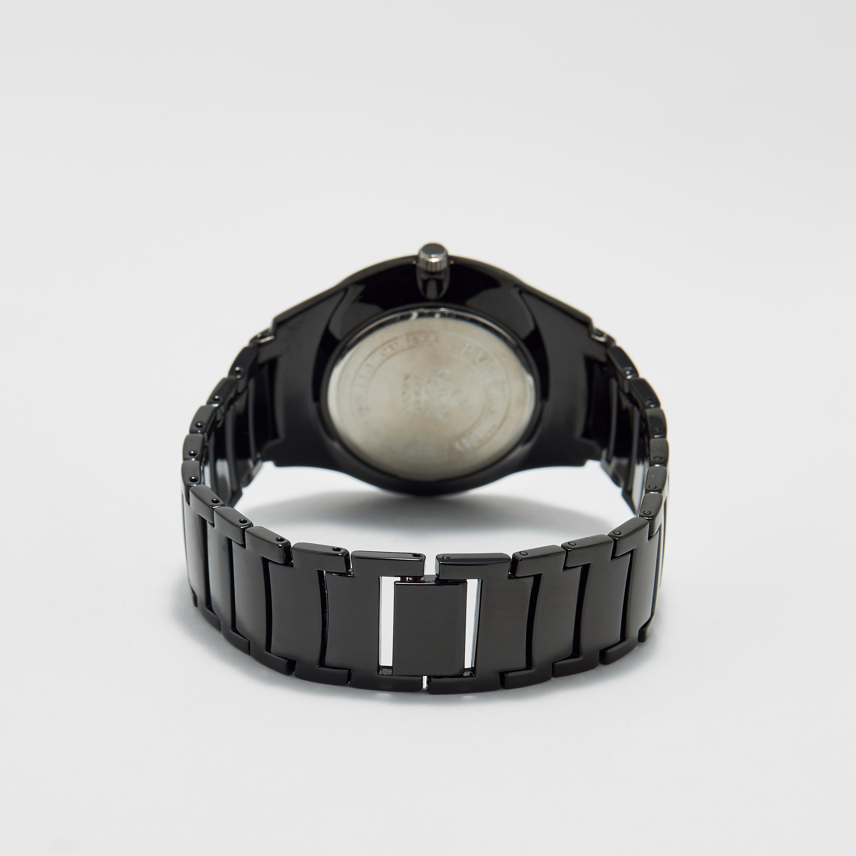 Omax Men's Black Stainless Steel Strap Analog Wristwatch - 00NSC001B012 | 42 MM-men-watchesandjewellery-watches-image-3