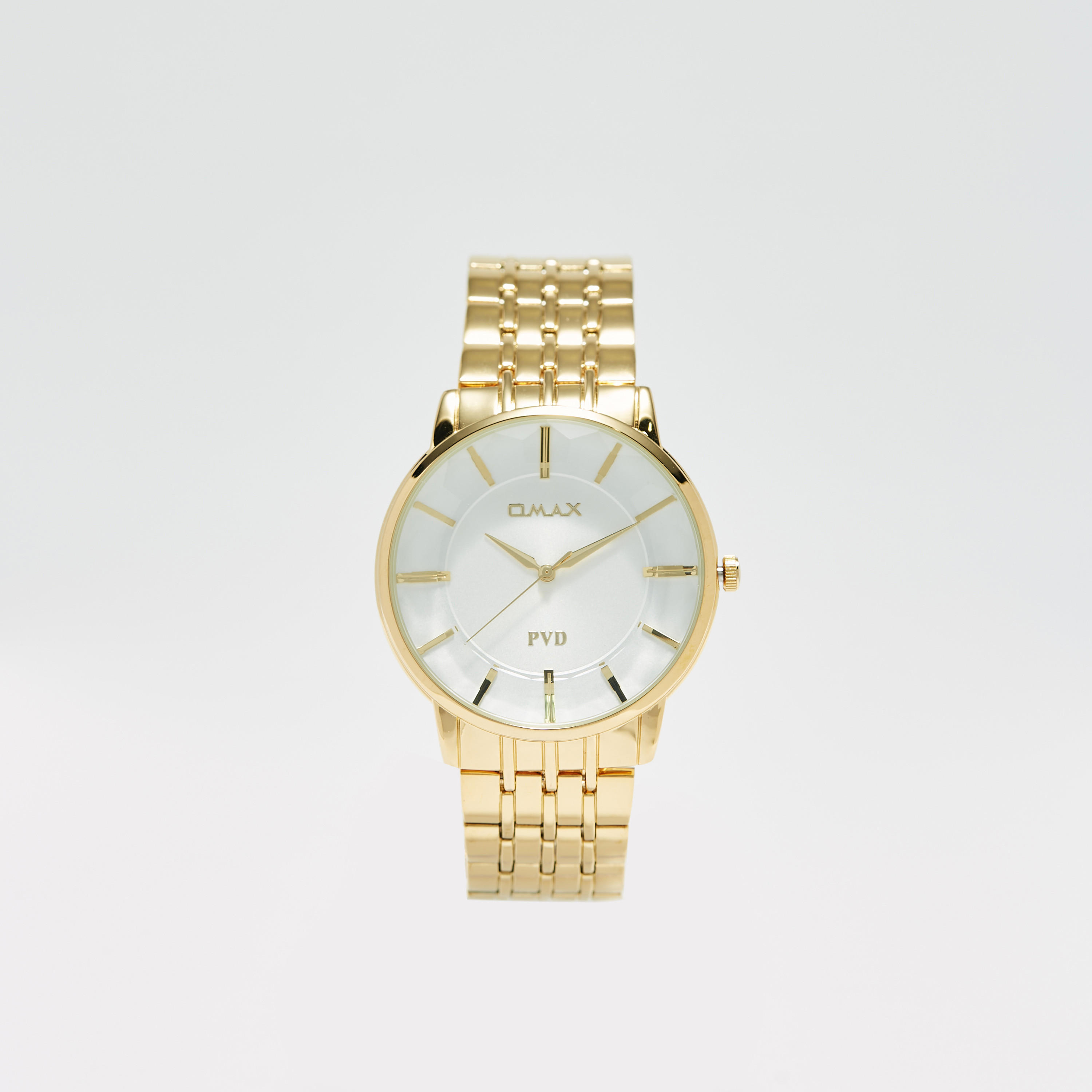 Omax Men's Gold Stainless Steel Strap Analog Wristwatch - 00NSC007Q008-men-watchesandjewellery-watches-image-1