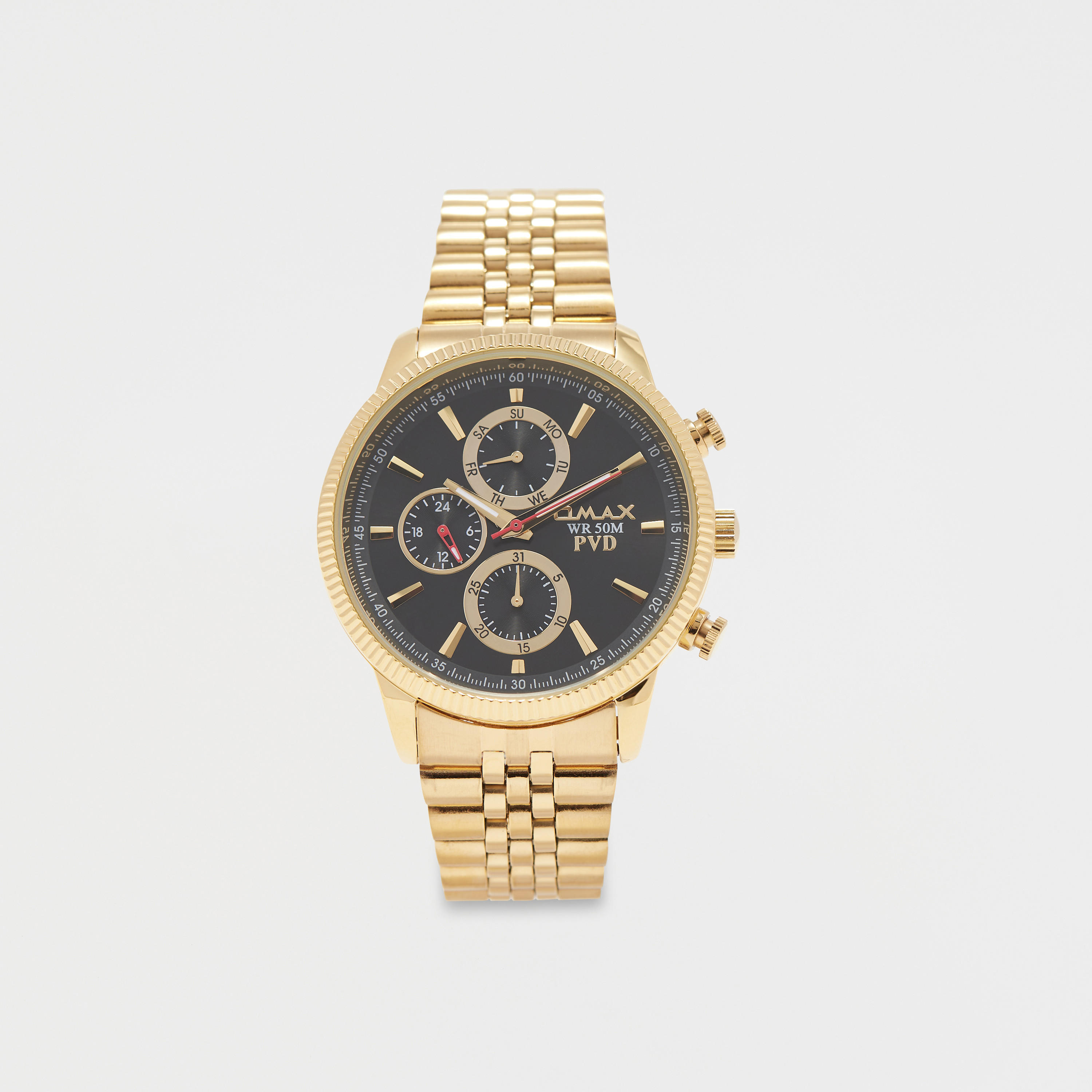  HNG956.351 ساعة من كوانتوم للرجال مزود بسوار سيليكون كرونوغراف أسود-men-watchesandjewellery-watches-image-1