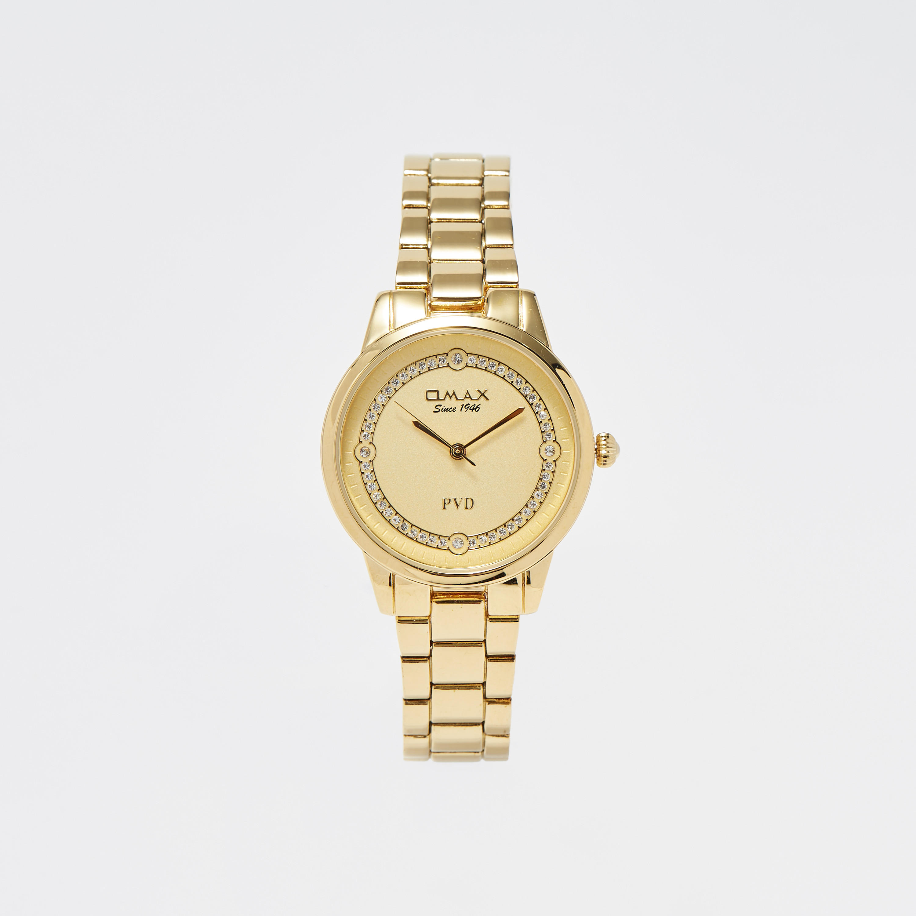  HXL09P65I - ساعة انالوج من اوماكس للنساء بمينا فضي مع سوار بني -women-watchesandjewellery-watches-image-1