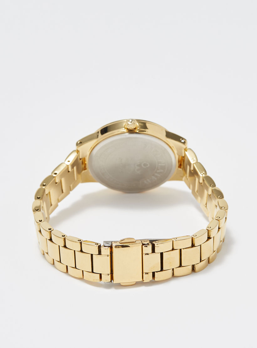 Omax Women's Gold Stainless Steel Strap Analog Wristwatch - 00OYY002Q001 | 36 MM-women-watchesandjewellery-watches-image-3