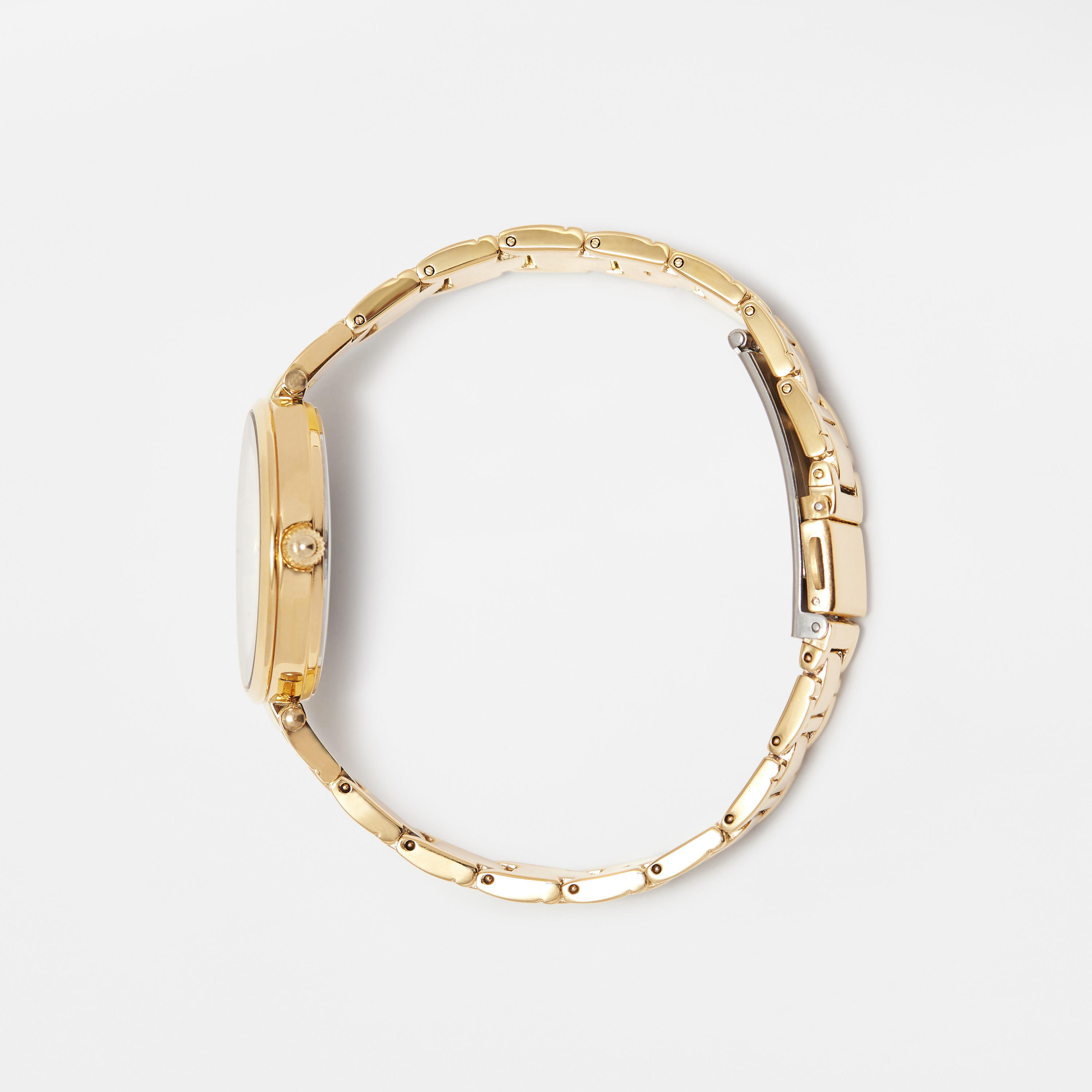 ساعة يد تناظرية ذهبية بسوار ستانلس ستيل للنساء من أوماكس - 00OYY004Q008-women-watchesandjewellery-watches-image-2