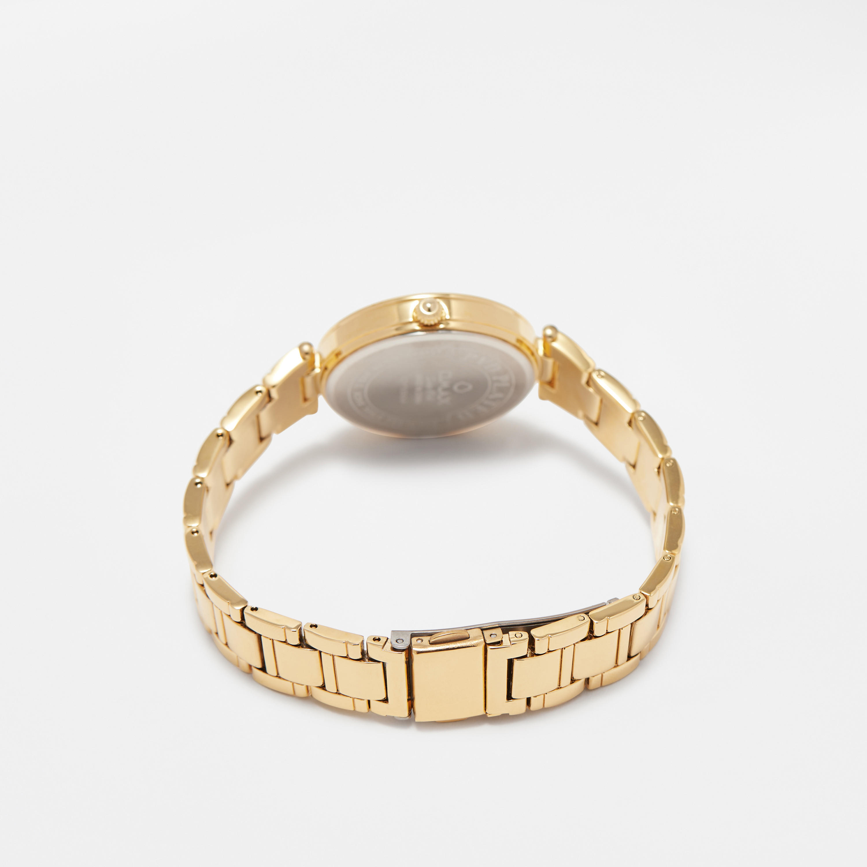 ساعة يد تناظرية ذهبية بسوار ستانلس ستيل للنساء من أوماكس - 00OYY004Q008-women-watchesandjewellery-watches-image-3