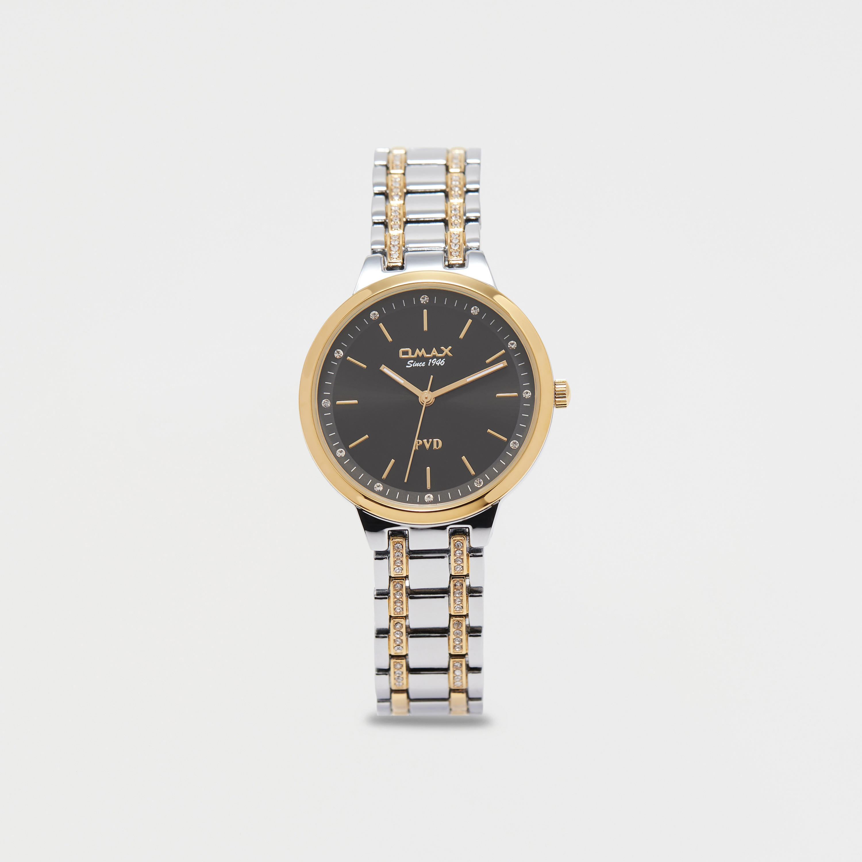  HXL14P62I ساعة انالوج من اوماكس للنساء بسوار جلدي مع لون اسود-women-watchesandjewellery-watches-image-1