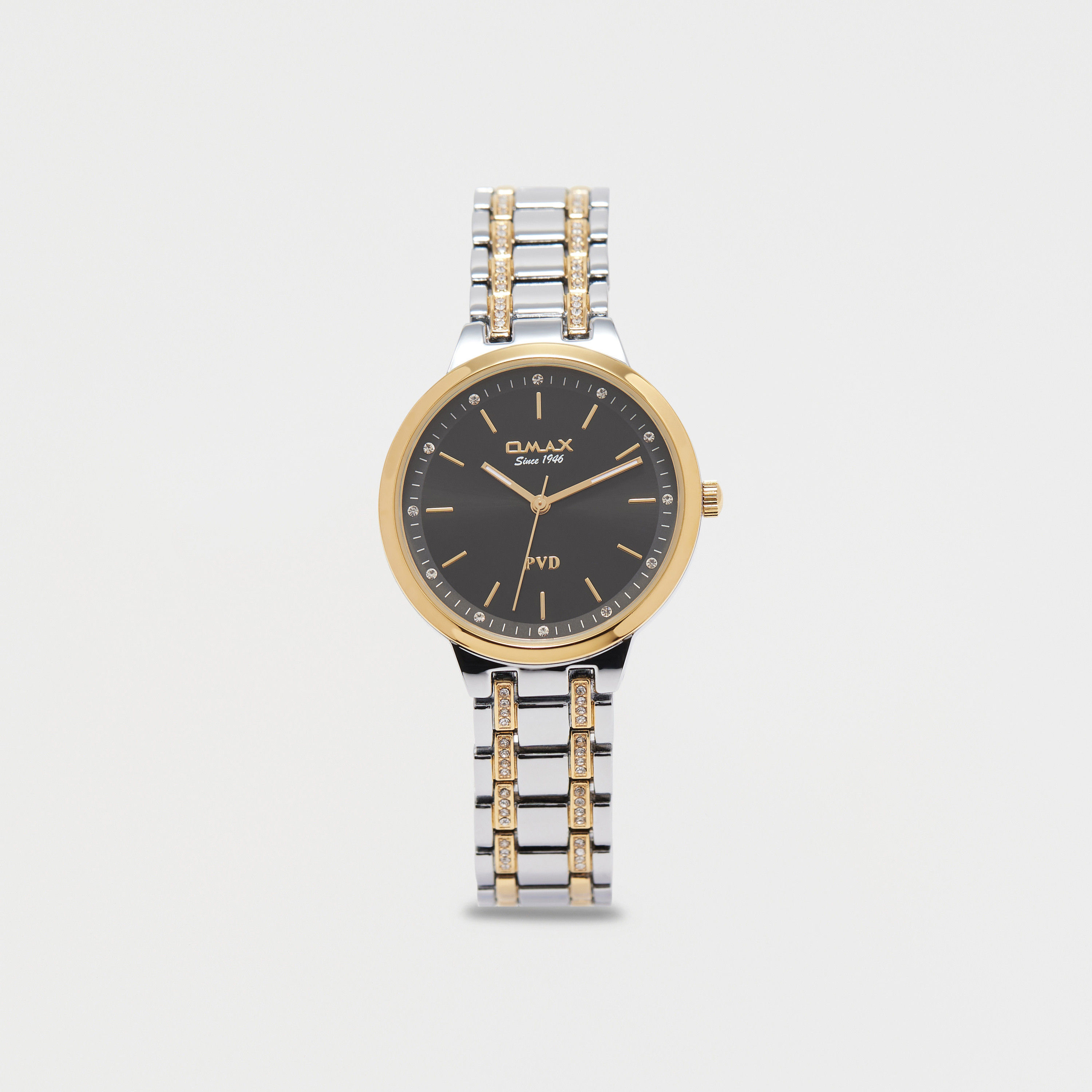HXL14P62I ساعة انالوج من اوماكس للنساء بسوار جلدي مع لون اسود-women-watchesandjewellery-watches-image-1